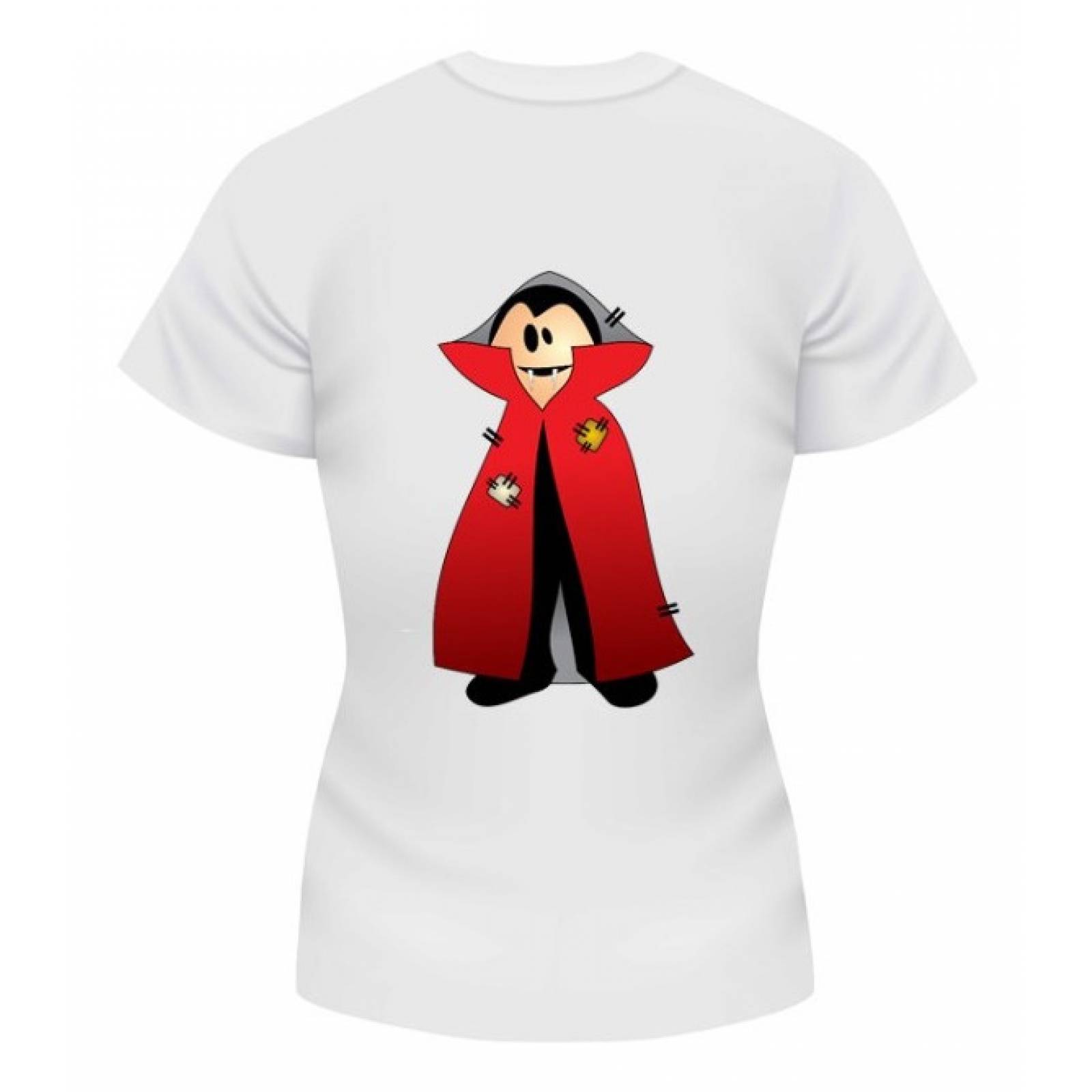 PLAYERA HALLOWEEN DIA DE MUERTOS VAMPIRO BLANCA