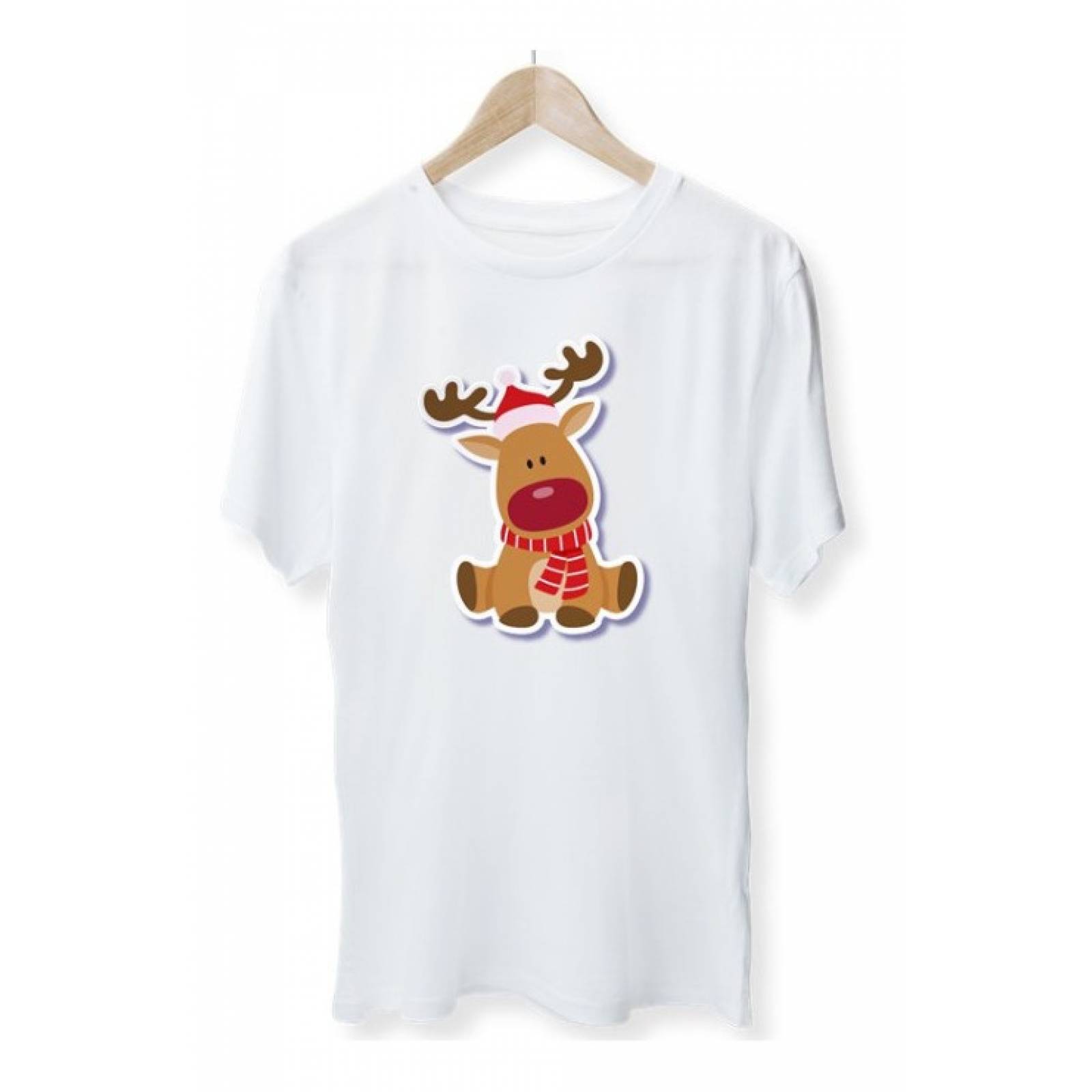 PLAYERA NAVIDAD RENO BLANCA