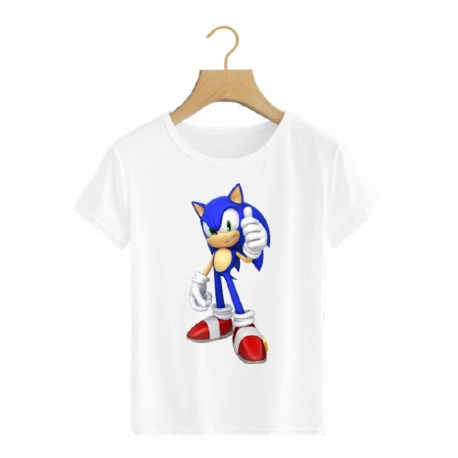 PLAYERA PERSONAJE ALICIA CONEJO CARICATURA BLANCA