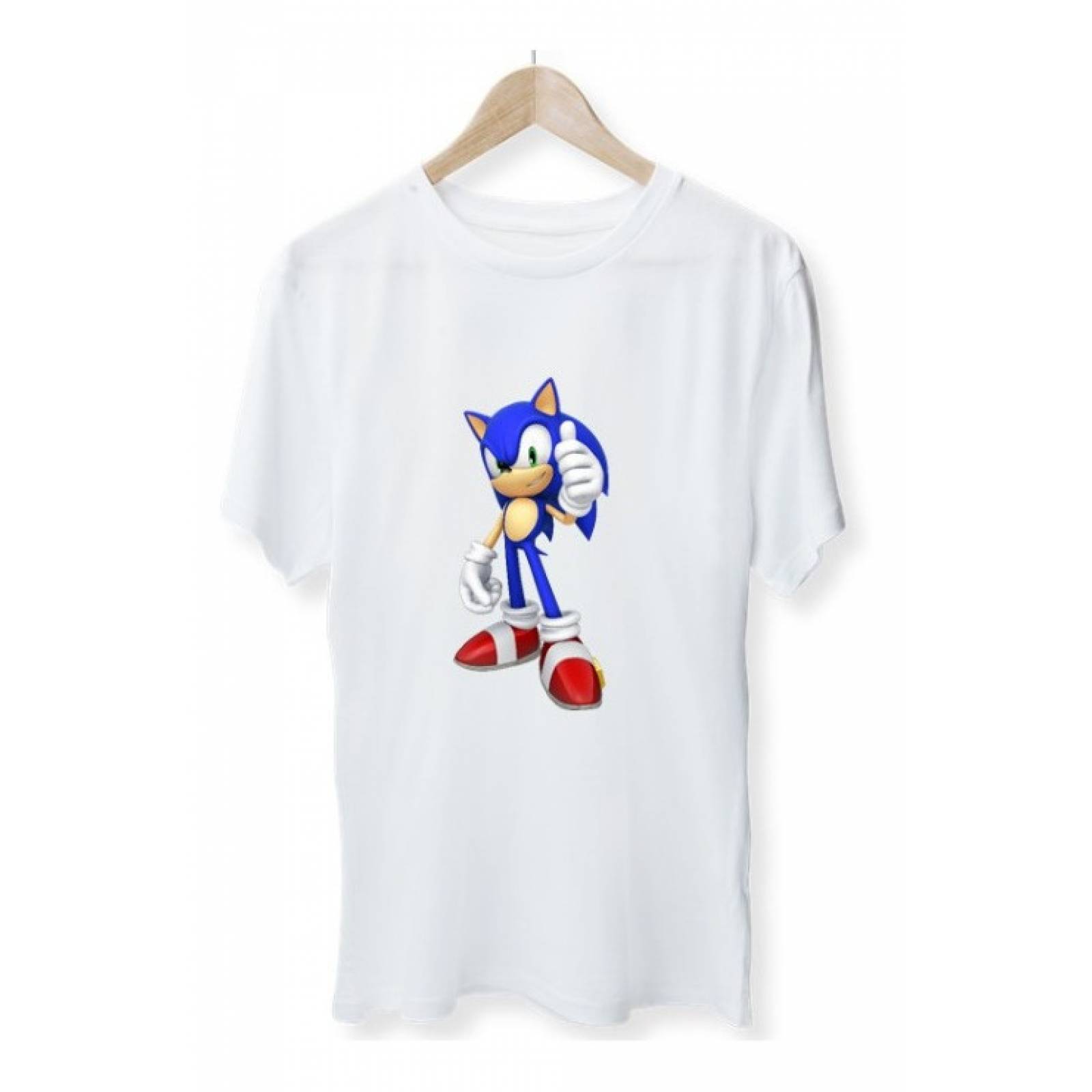 PLAYERA PERSONAJE ALICIA CONEJO CARICATURA BLANCA