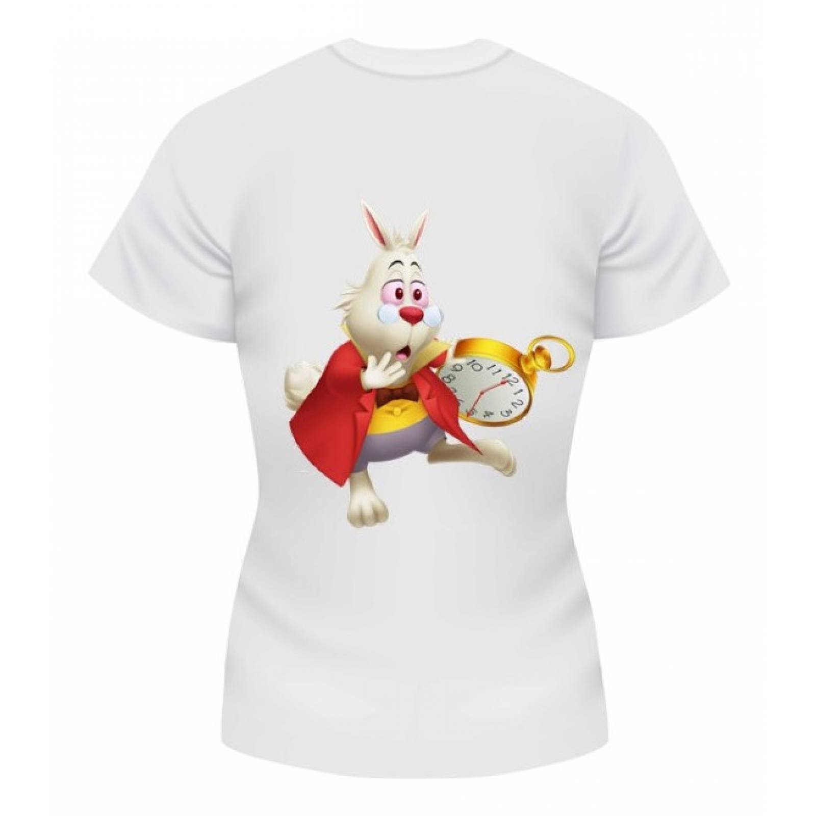 PLAYERA PERSONAJE ALICIA NIÑA BLANCA