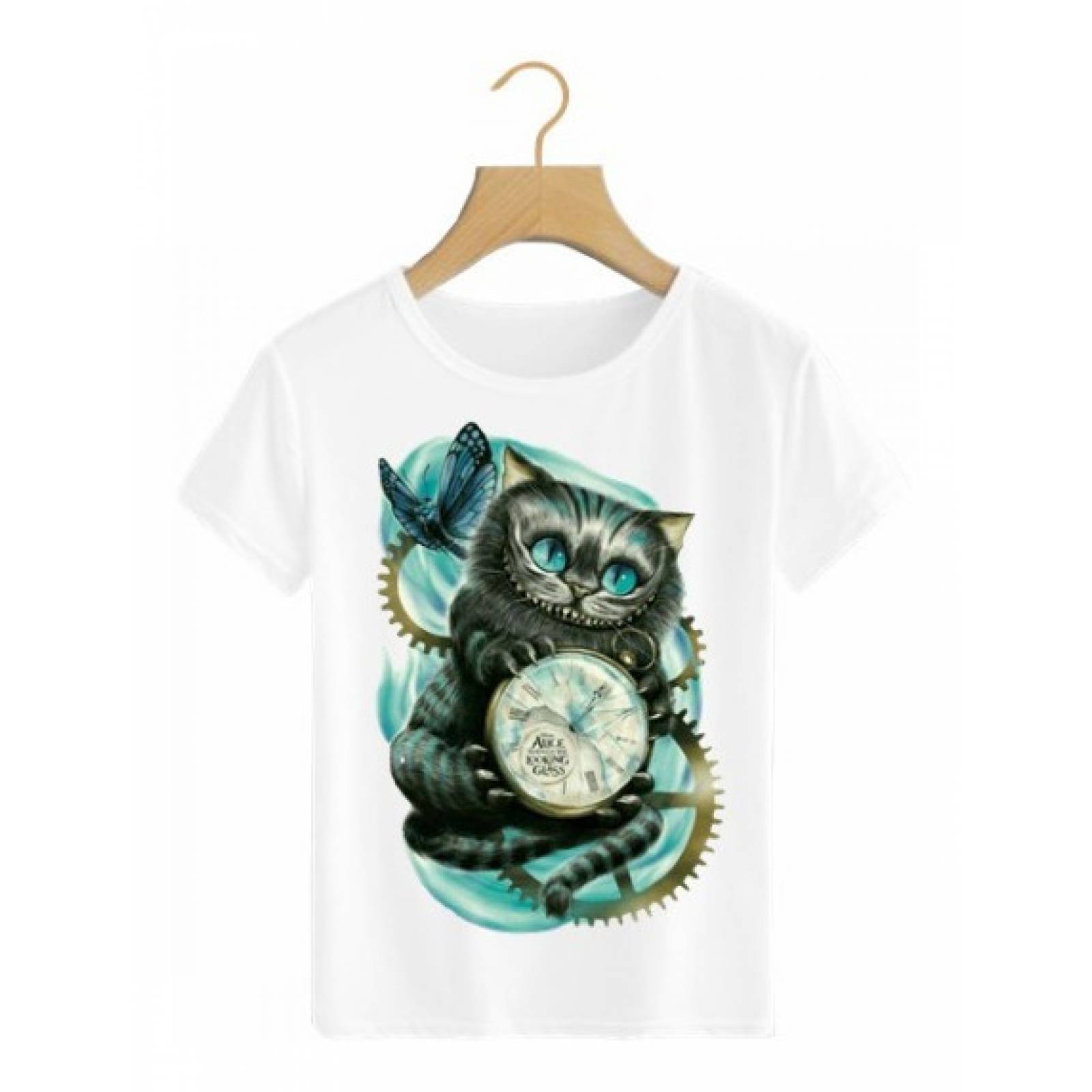 PLAYERA PERSONAJE ALICIA REINA DE CORAZONES BLANCA