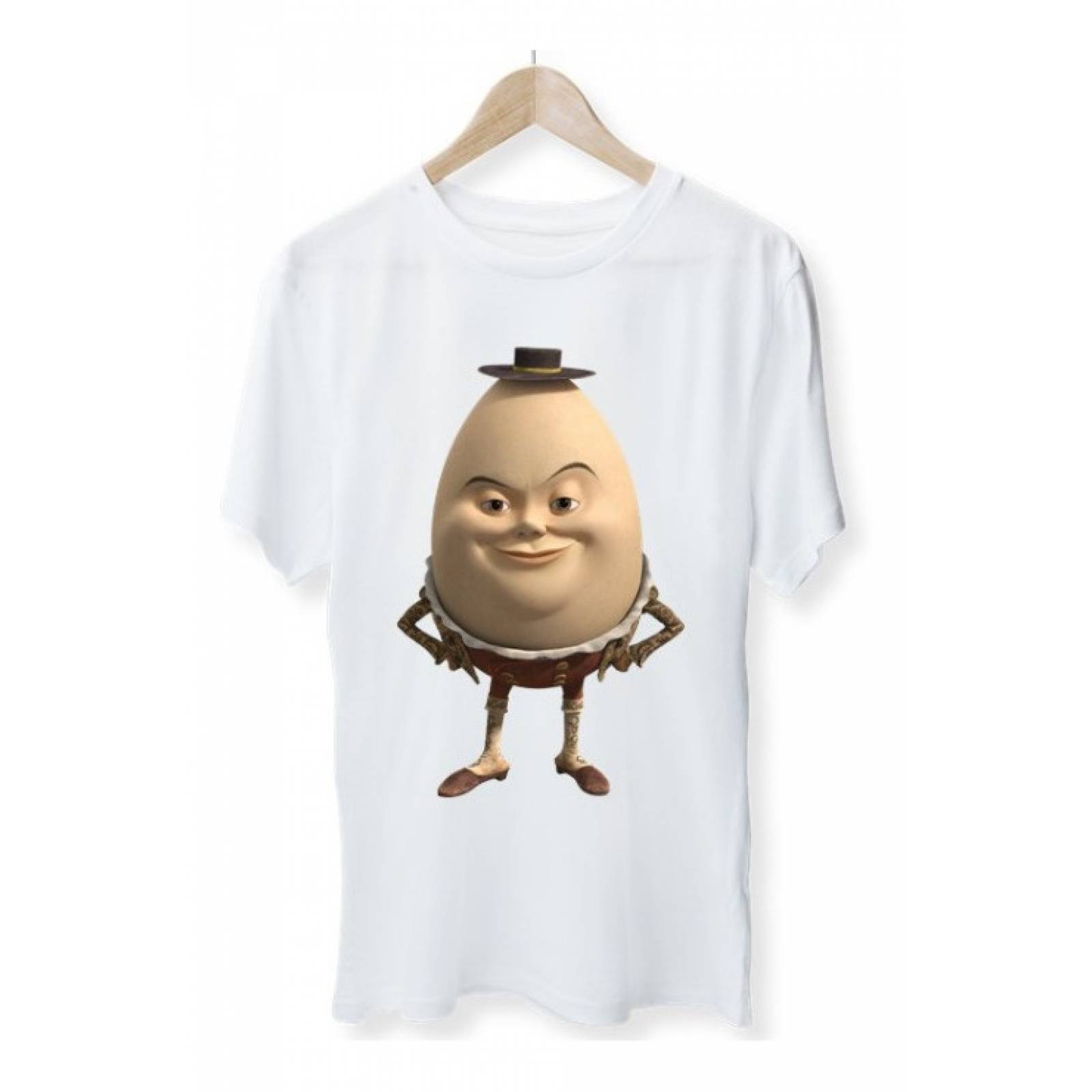 PLAYERA PERSONAJE ALICIA SOMBRERERO CARICATURA BLANCA