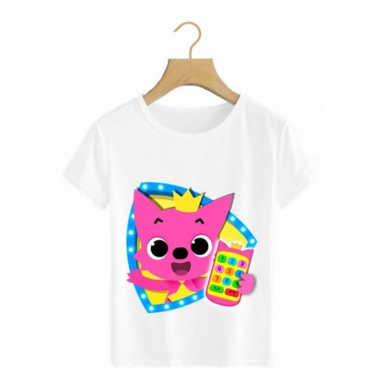 PLAYERA PERSONAJE BICHITOS KIDS BLANCA