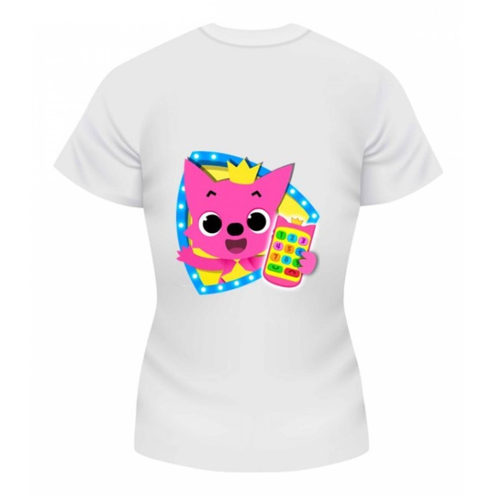 PLAYERA PERSONAJE BICHITOS KIDS BLANCA