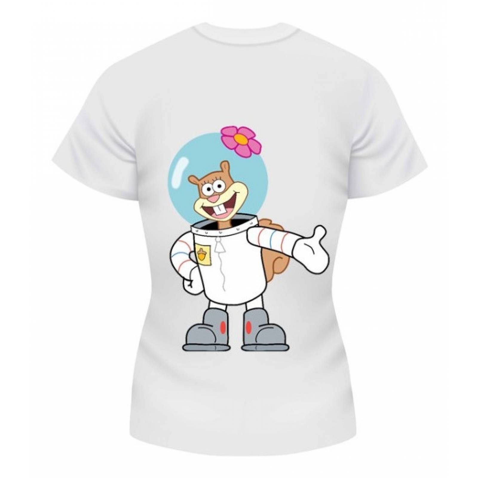 PLAYERA PERSONAJE BOB ESPONJA PERLITA BALLENA BLANCA