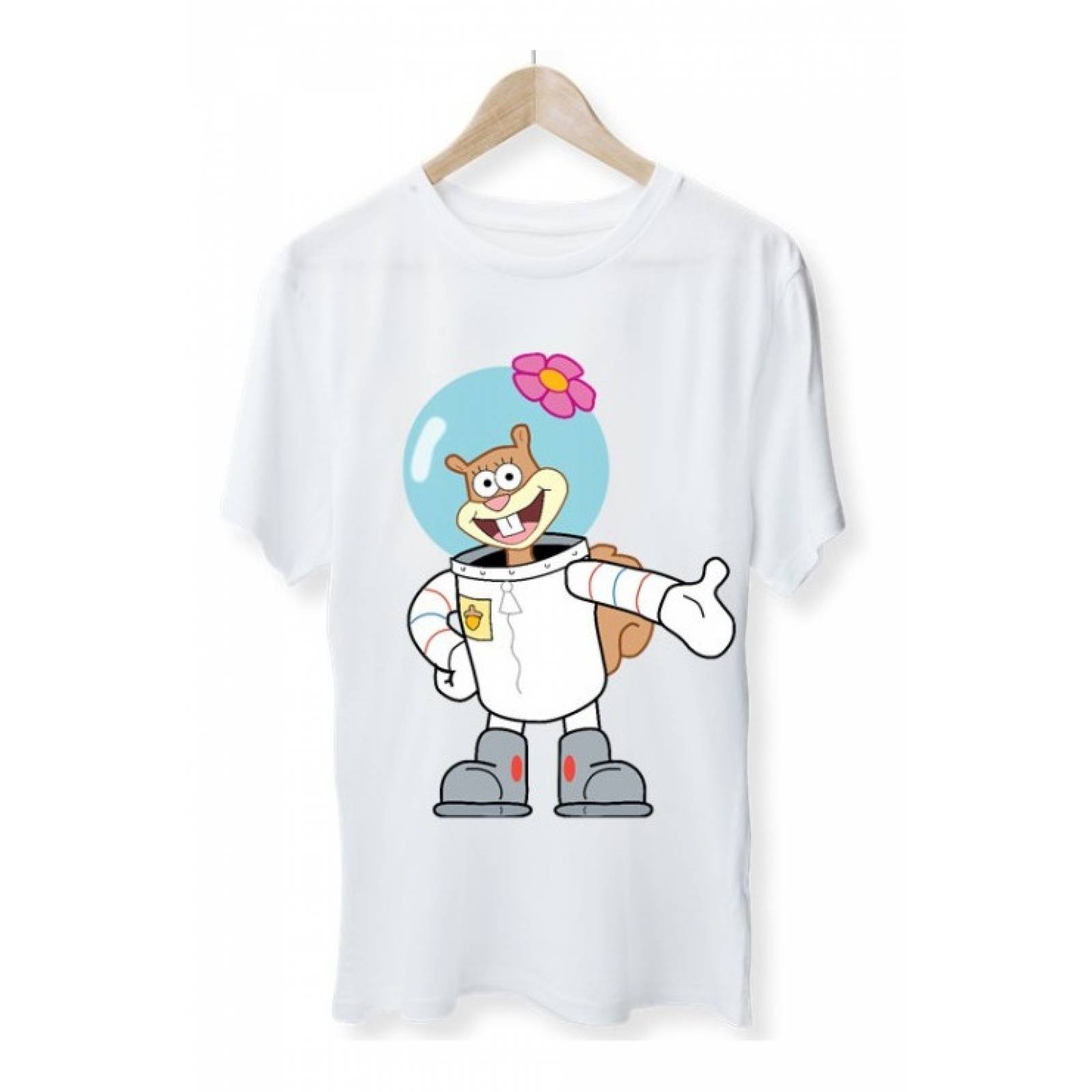 PLAYERA PERSONAJE BOB ESPONJA PERLITA BALLENA BLANCA
