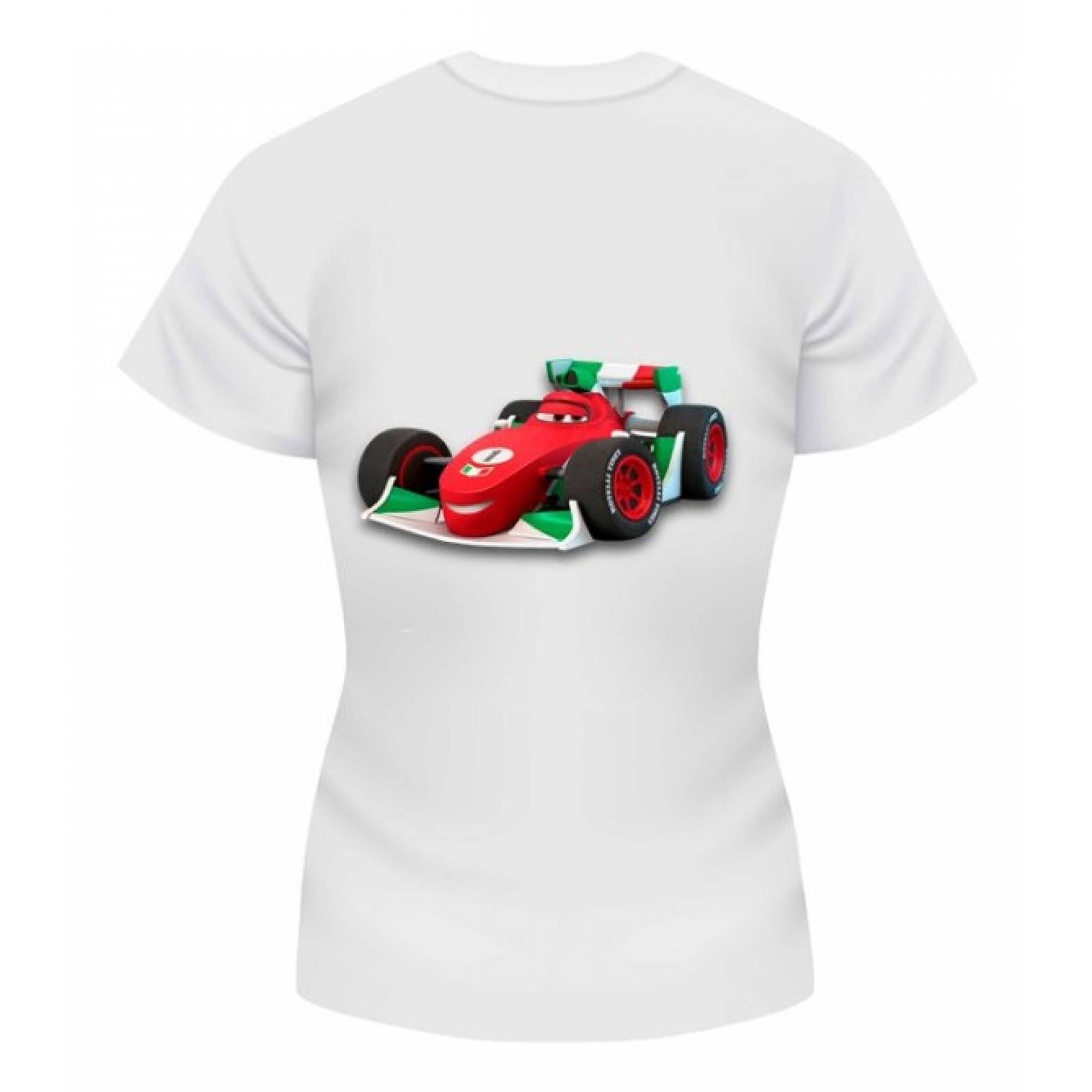 PLAYERA PERSONAJE CARS SARGENTO JEEP BLANCA