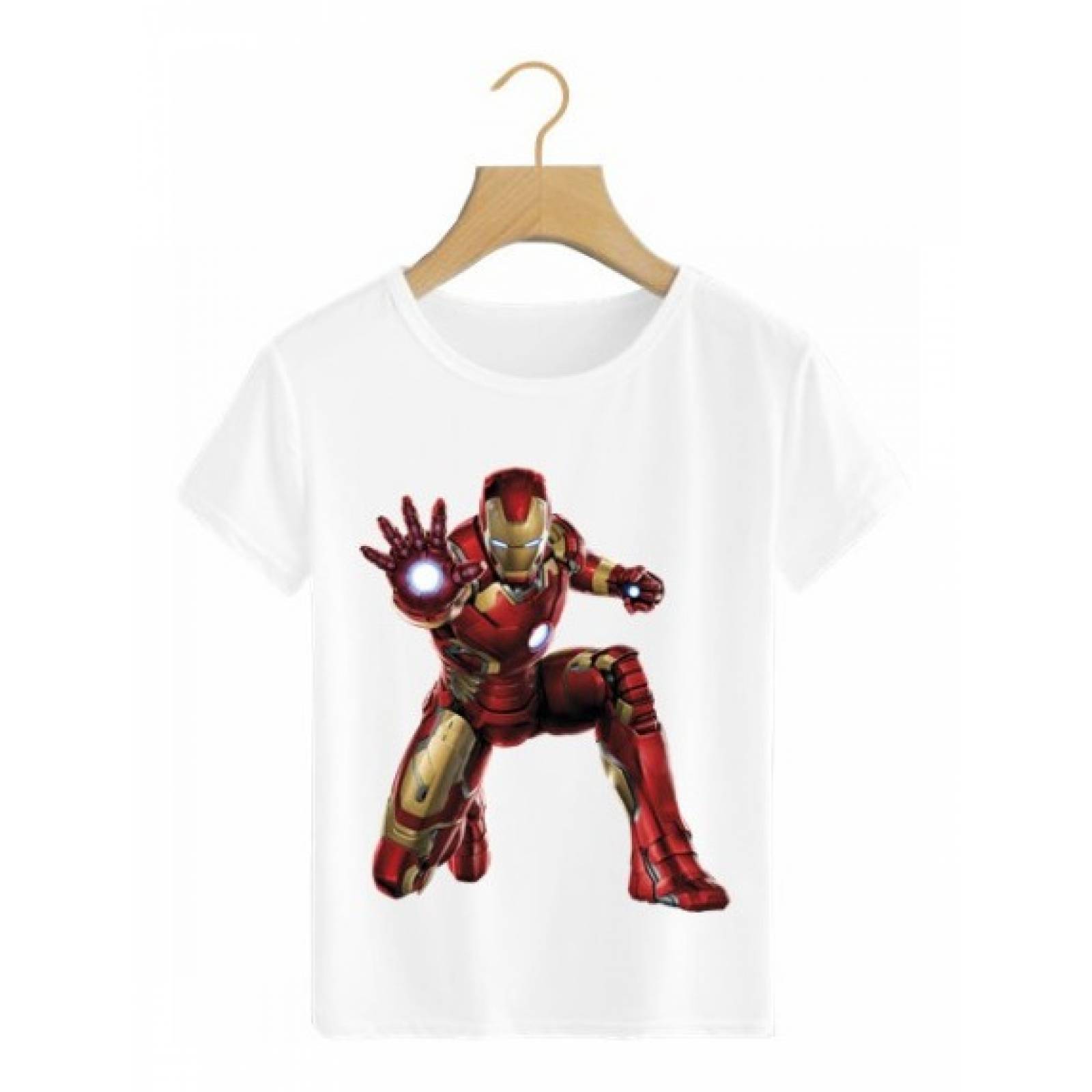 PLAYERA PERSONAJE HEROE AVENGERS OJO DE HALCON BLANCA