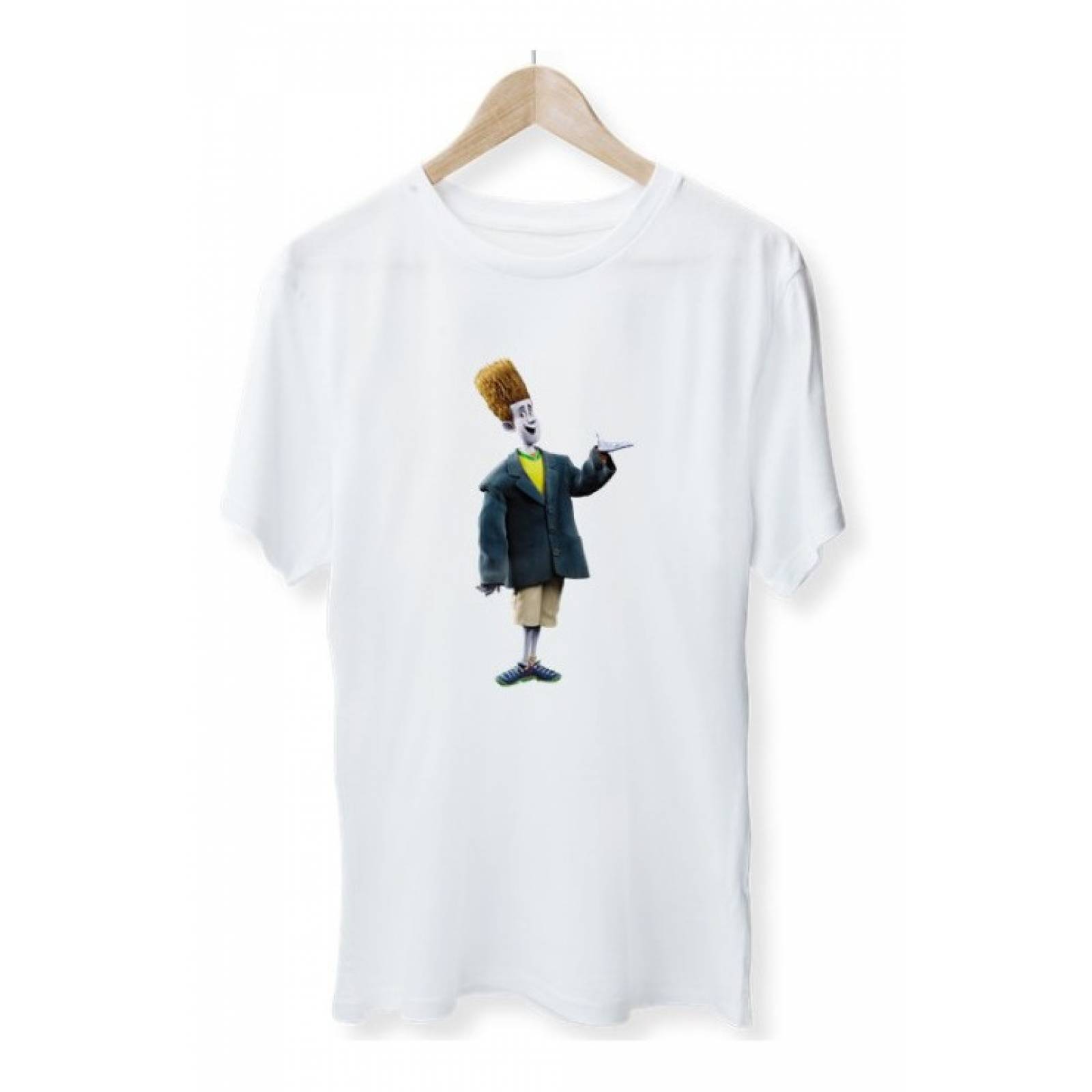 PLAYERA PERSONAJE LOS SIMPSON BART BLANCA