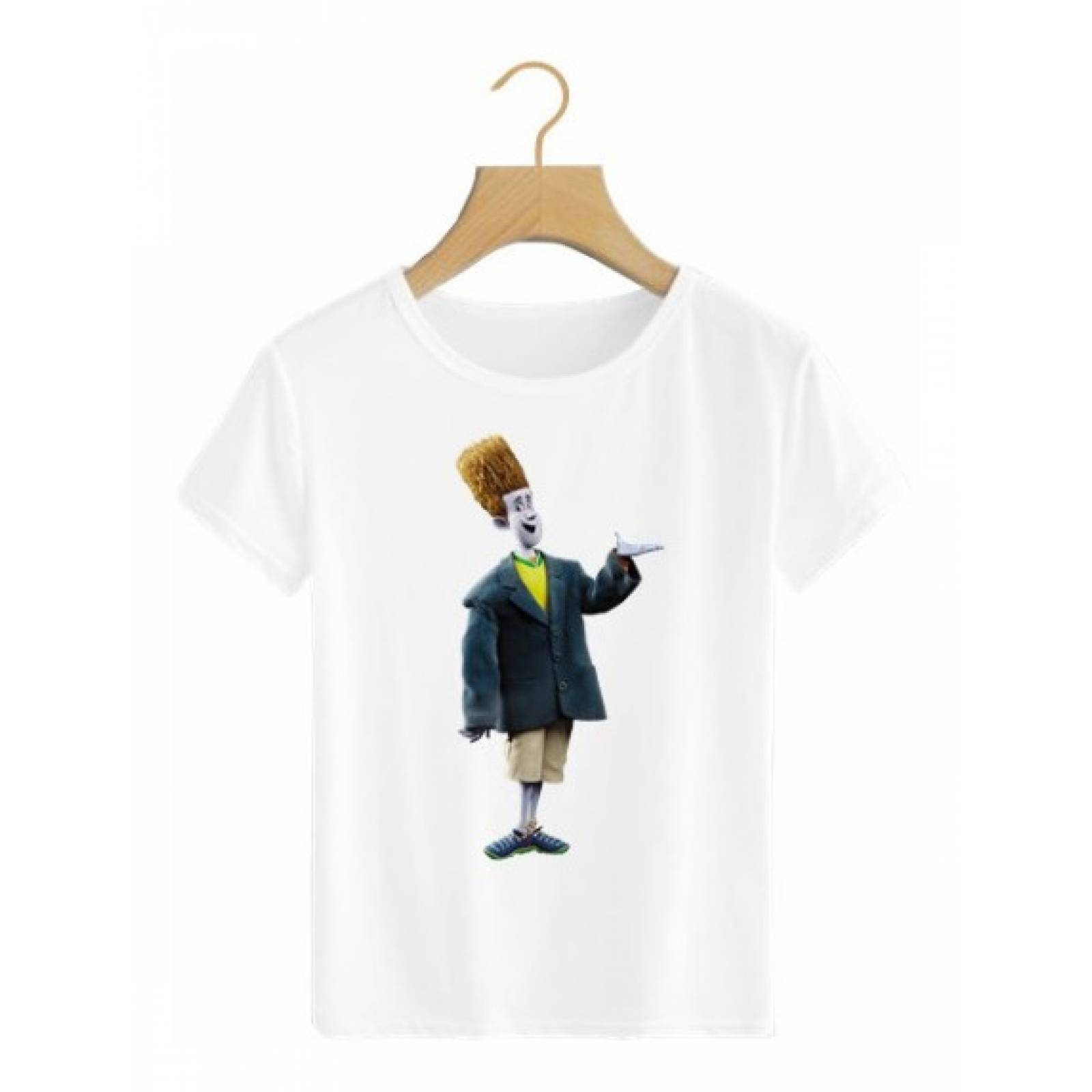PLAYERA PERSONAJE LOS SIMPSON BART BLANCA