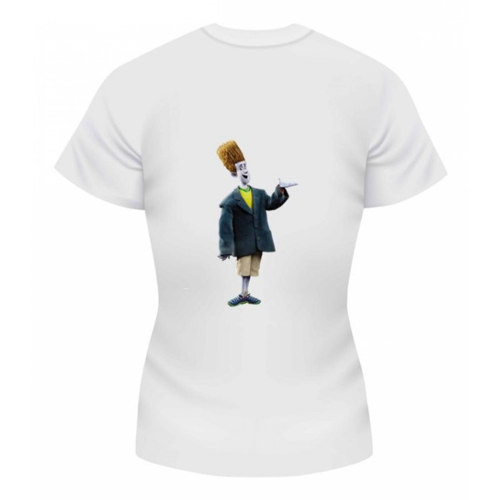 PLAYERA PERSONAJE LOS SIMPSON BART BLANCA
