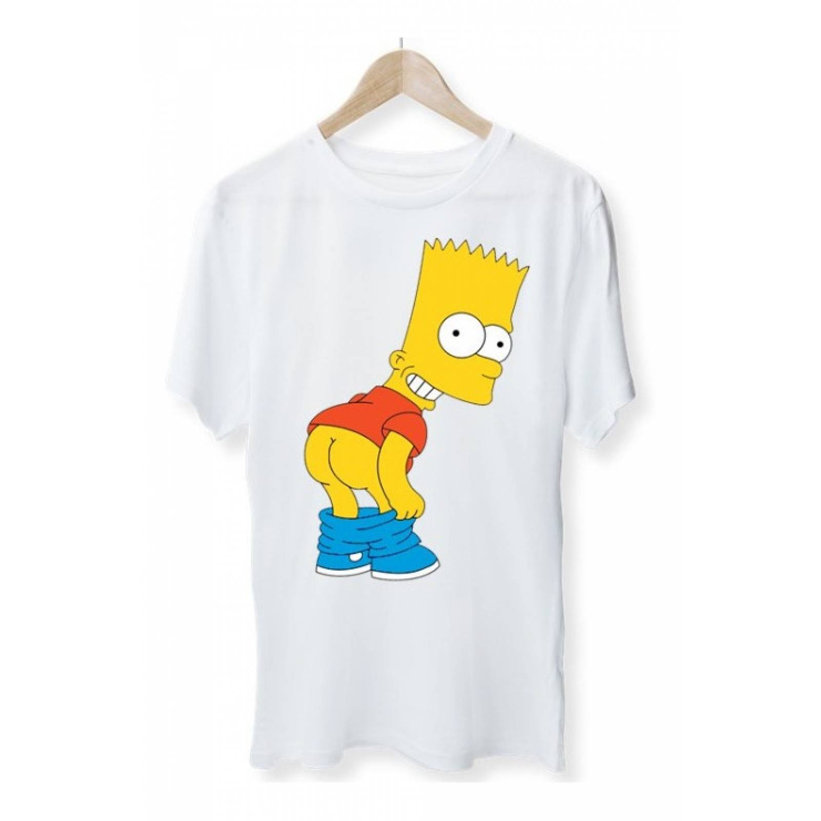 PLAYERA PERSONAJE LOS SIMPSON HOMERO BLANCA