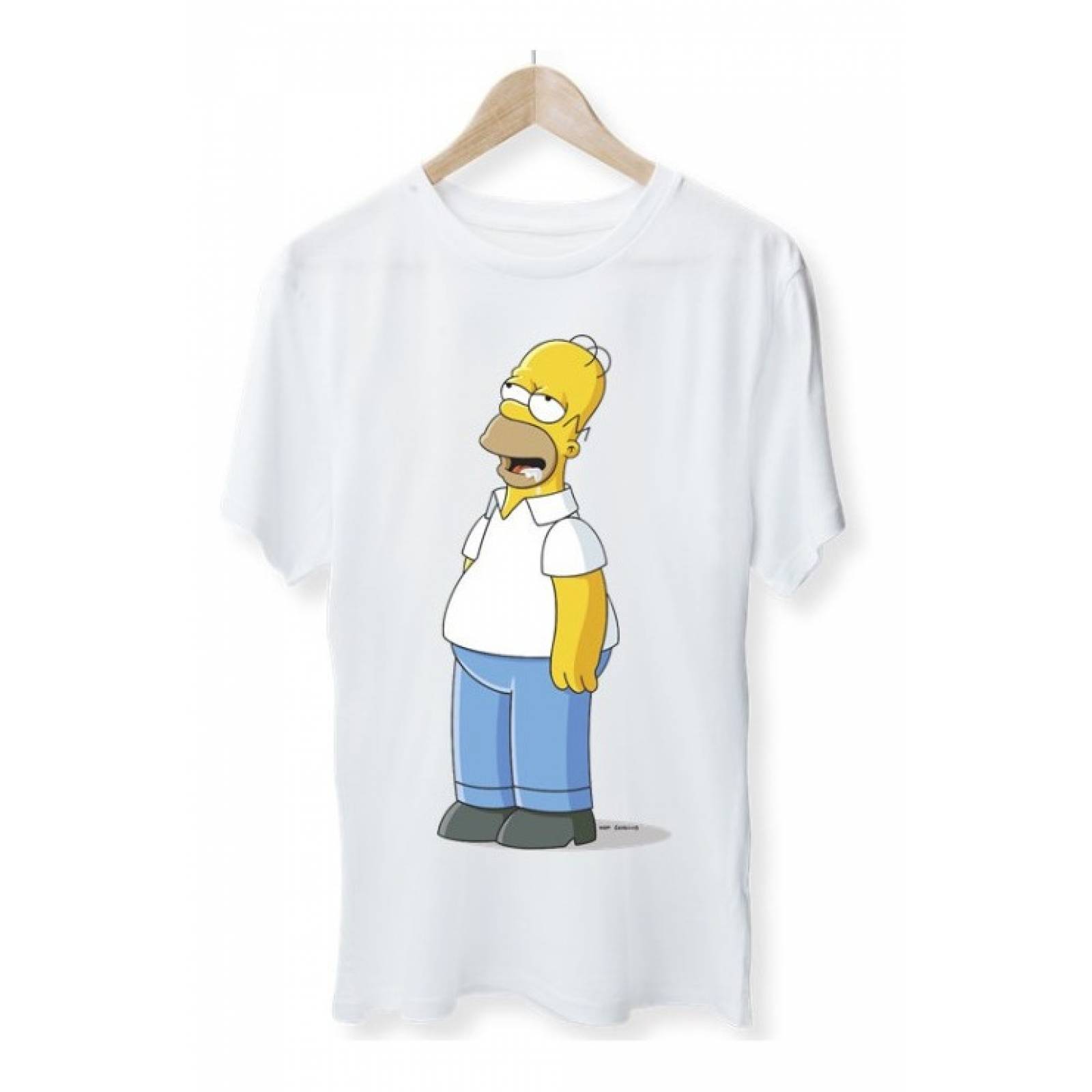 PLAYERA PERSONAJE MARIO BLANCA