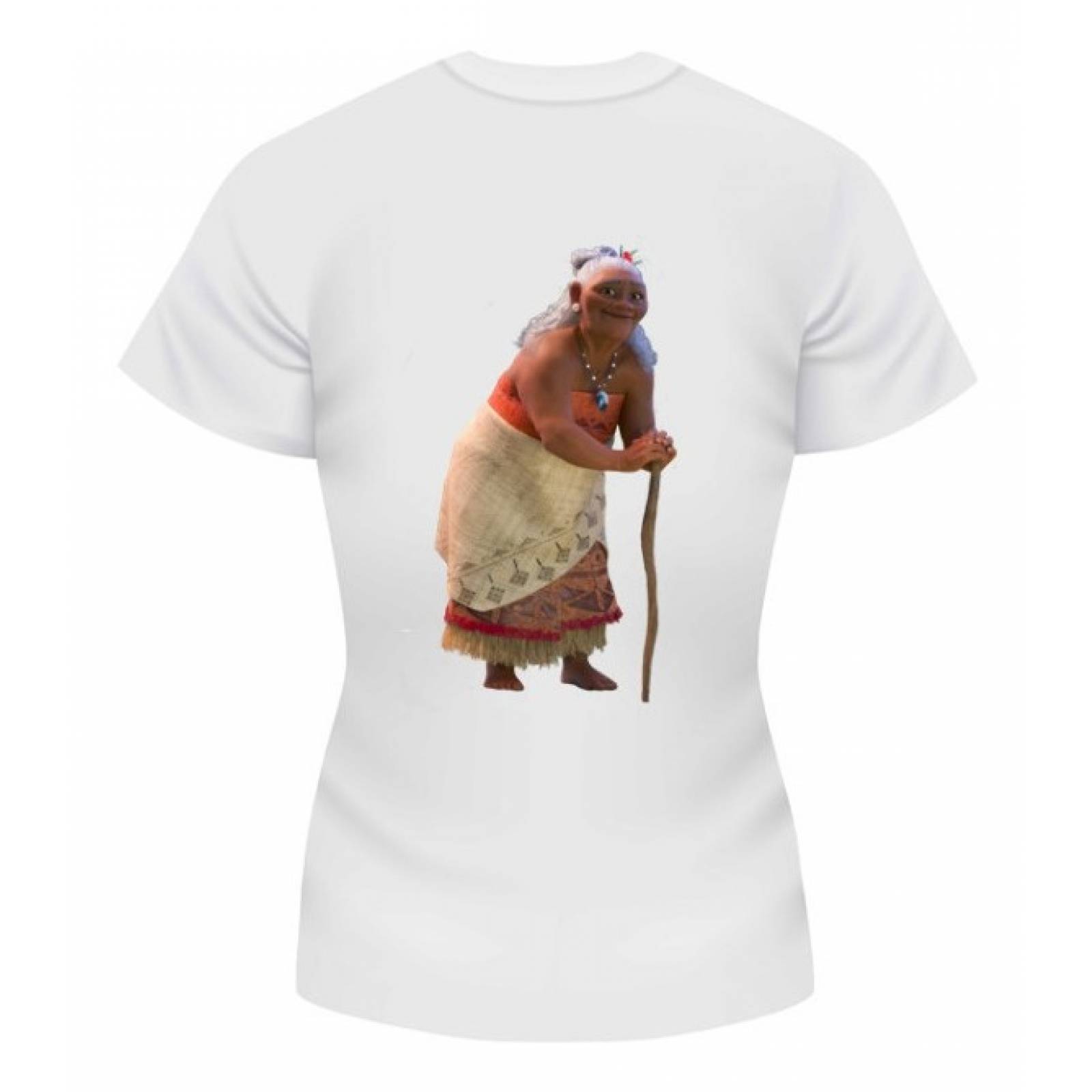 PLAYERA PERSONAJE MOANA TODOS BLANCA