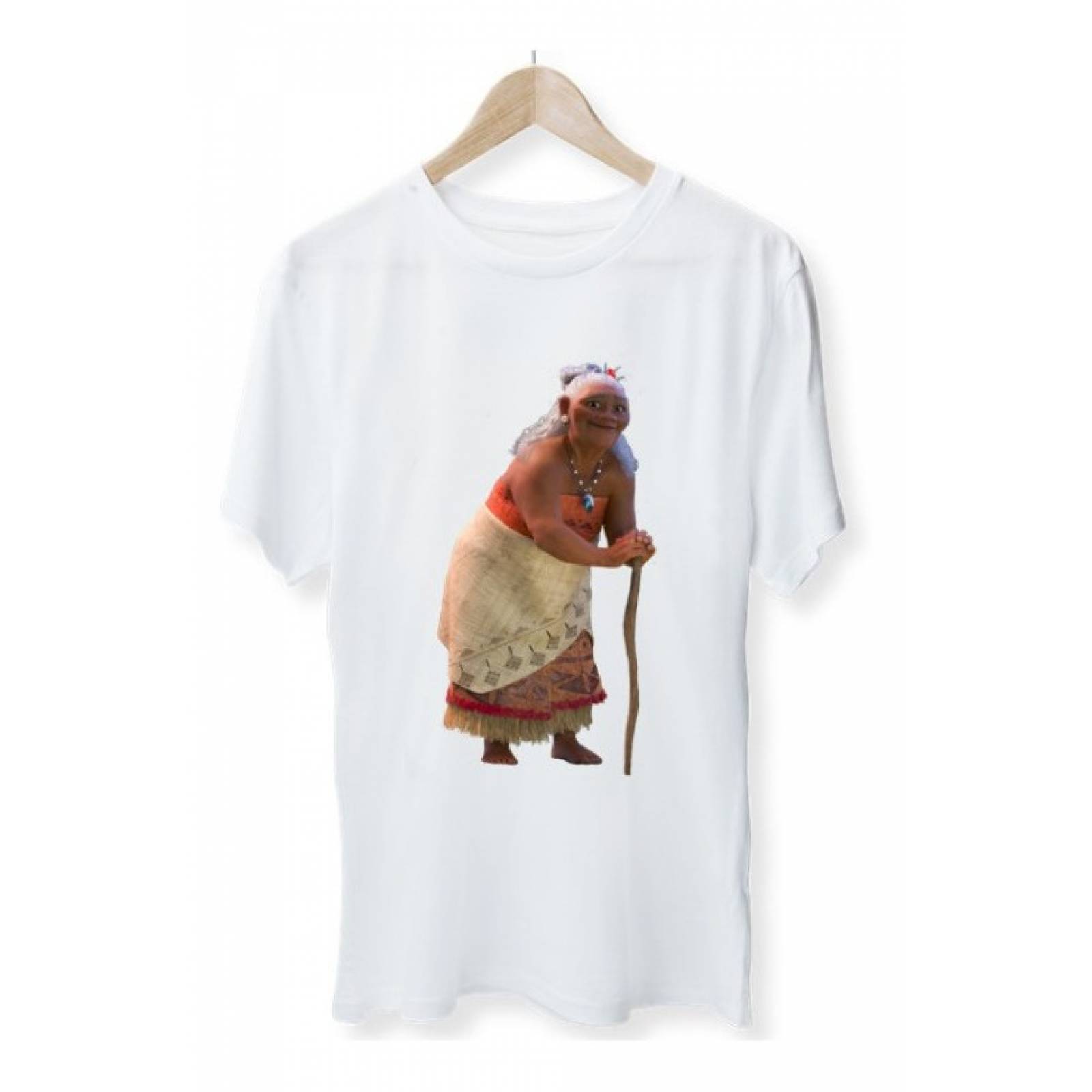 PLAYERA PERSONAJE MOANA TODOS BLANCA