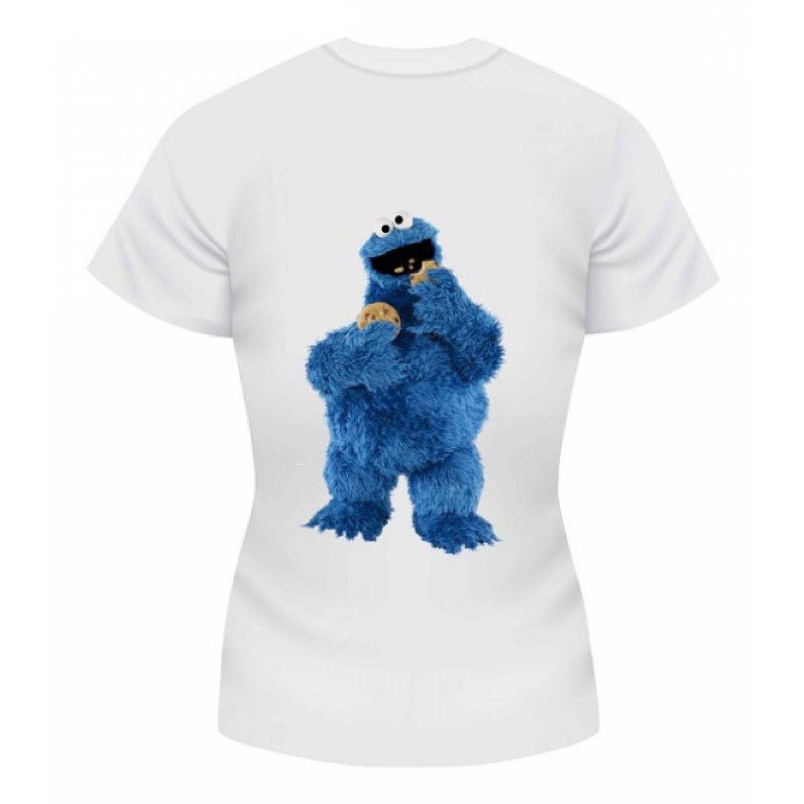 PLAYERA PERSONAJE PLAZA SESAMO ELMO FIESTA REGALOS BLANCA