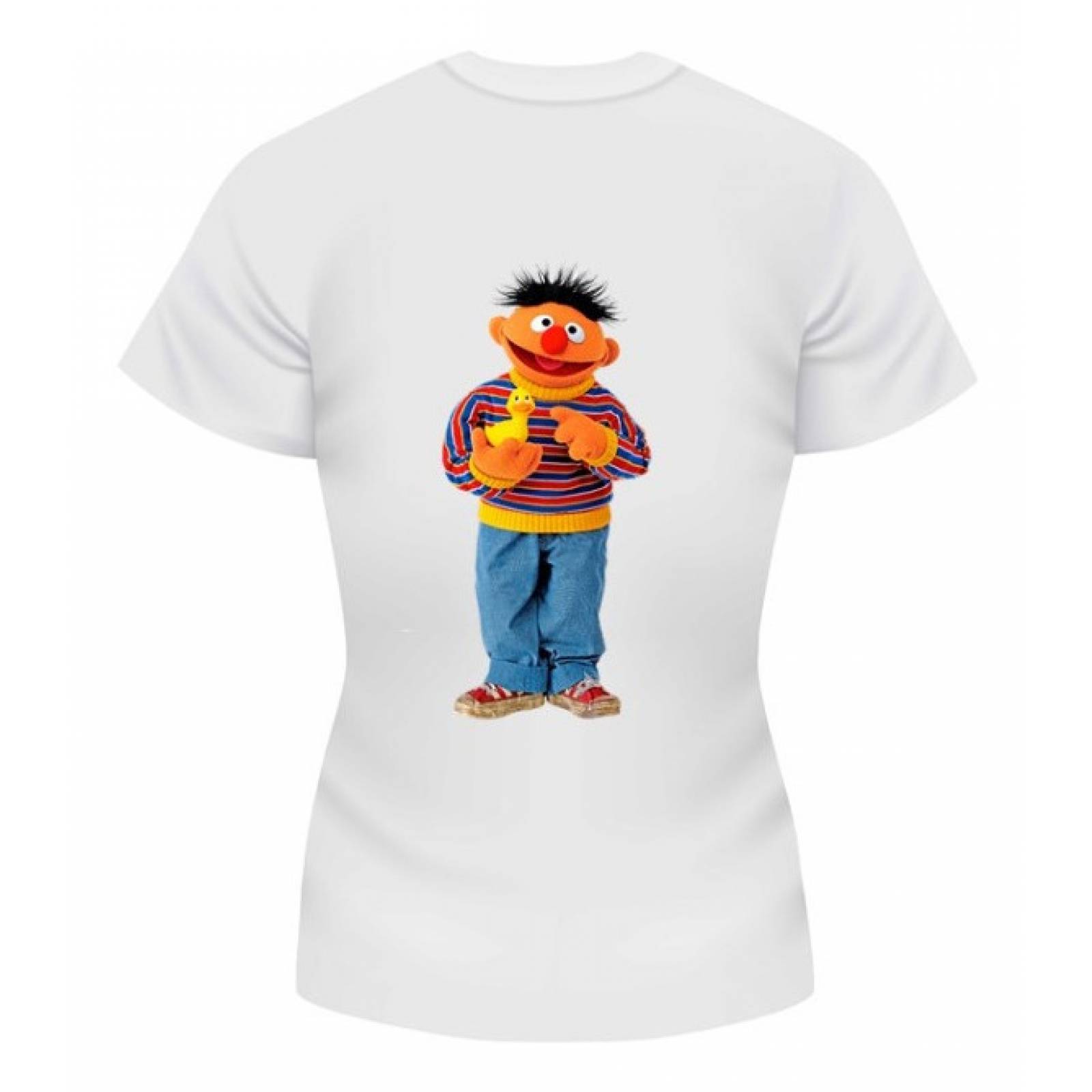 PLAYERA PERSONAJE PLAZA SESAMO MOUNTRUO DE BASURA BLANCA
