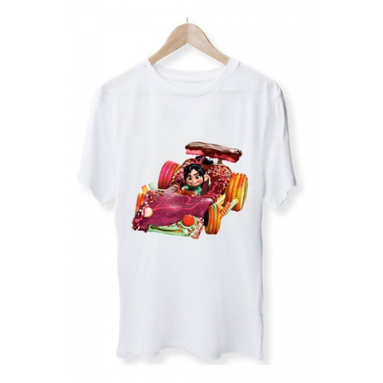 PLAYERA PERSONAJE SIRENITA ARIEL BLANCA