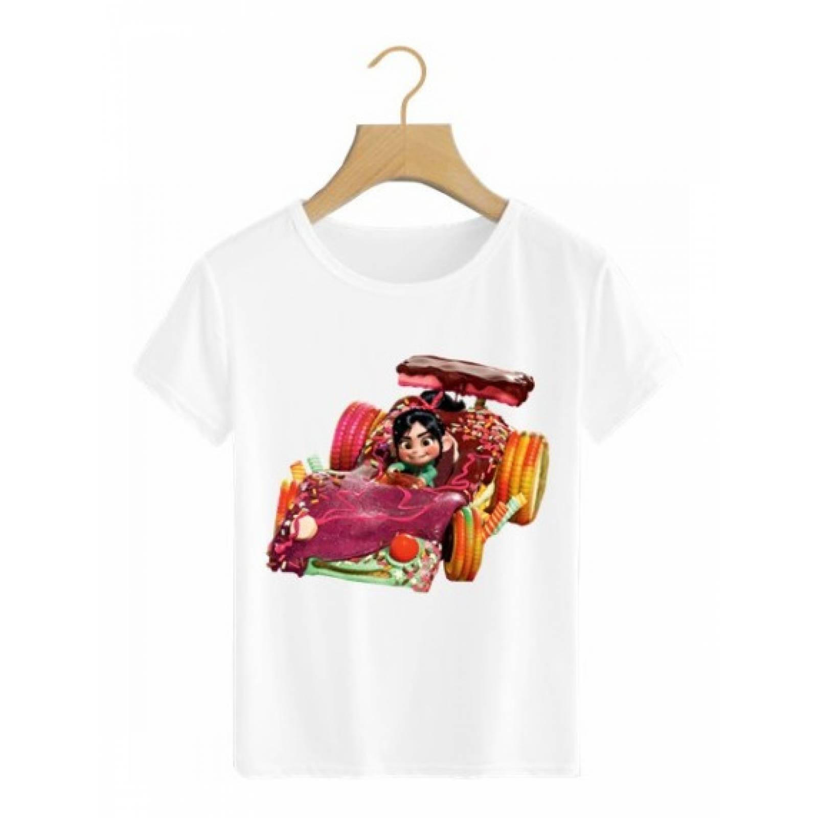 PLAYERA PERSONAJE SIRENITA ARIEL BLANCA