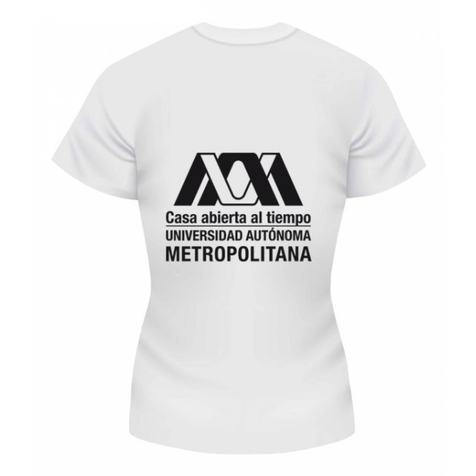 PLAYERA UNIVERSIDAD UAM LOGO BLANCA