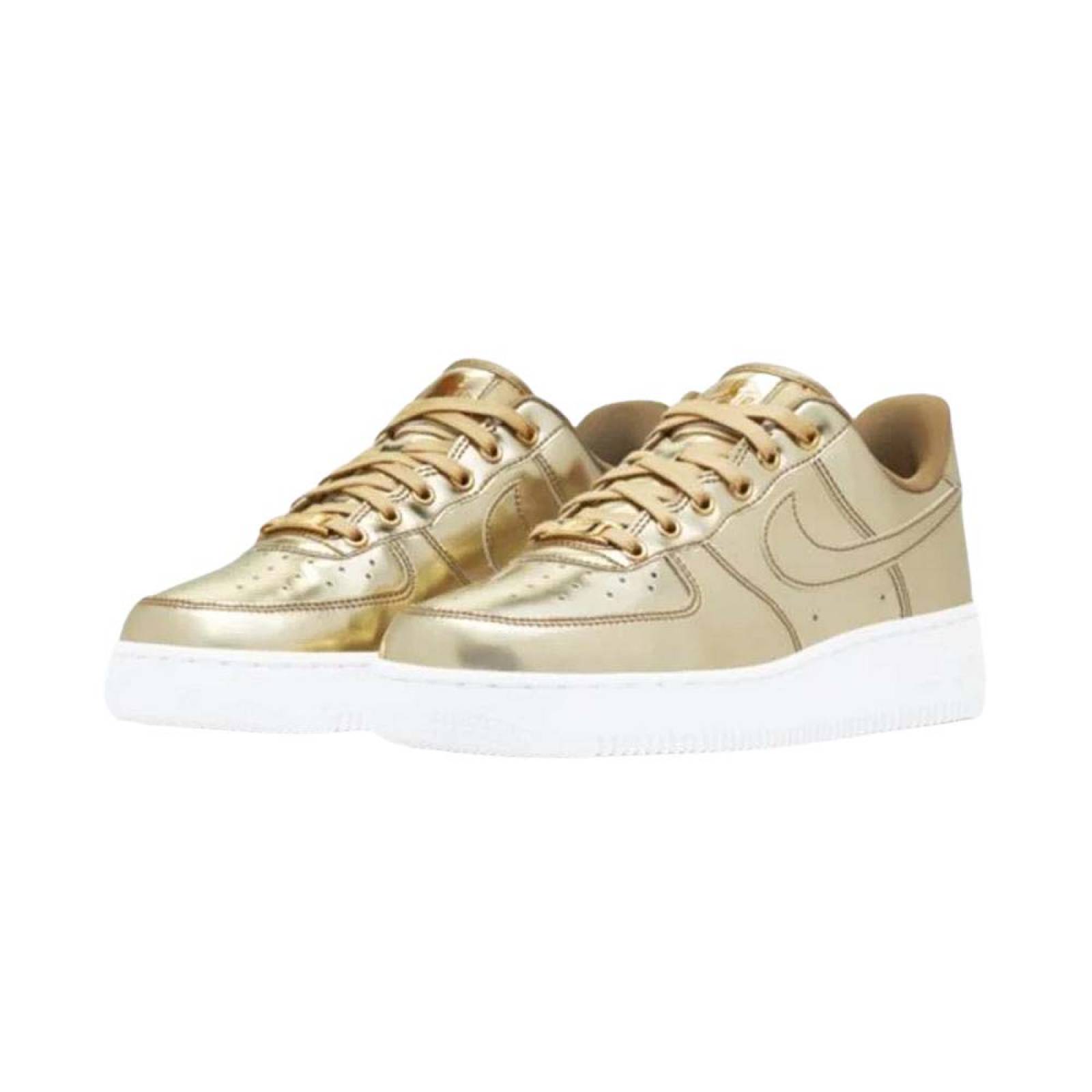 Calzado Nike Unisex Air Force 1 Metallic Gold