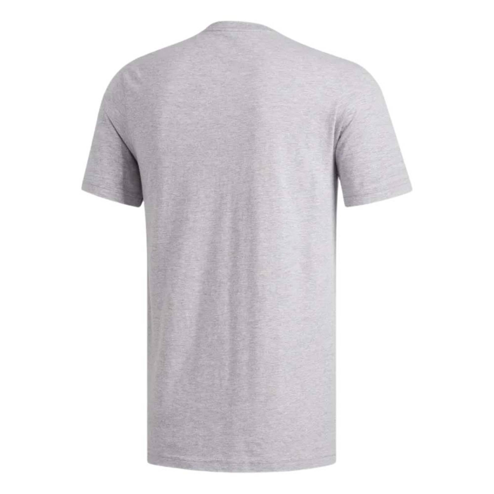 Playera Adidas Hombre Basic Bos Tee Ed9607 Gris