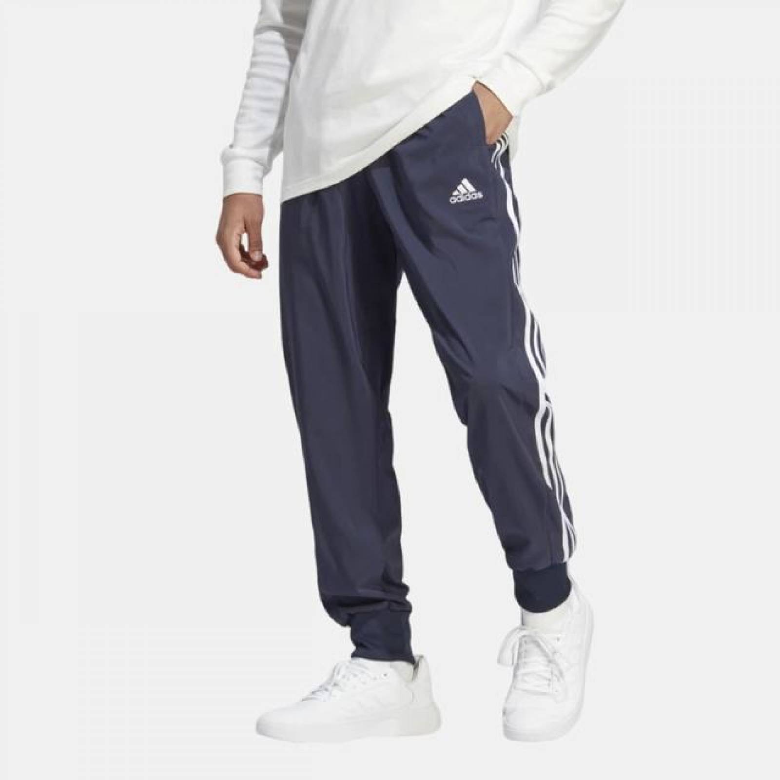 Pants Adidas Hombre M 3S Wv Tc Pt Azul