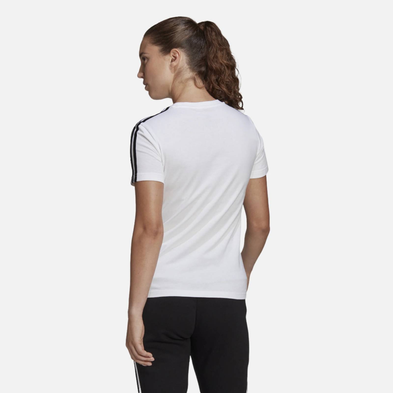 Playera adidas blanca mujer hot sale