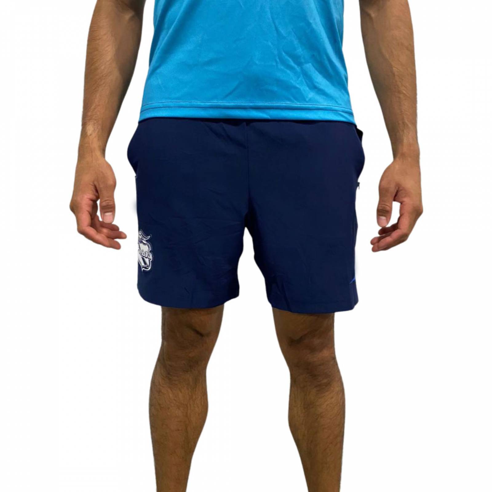 Short Pirma Hombre Club Puebla 23-24 Azul