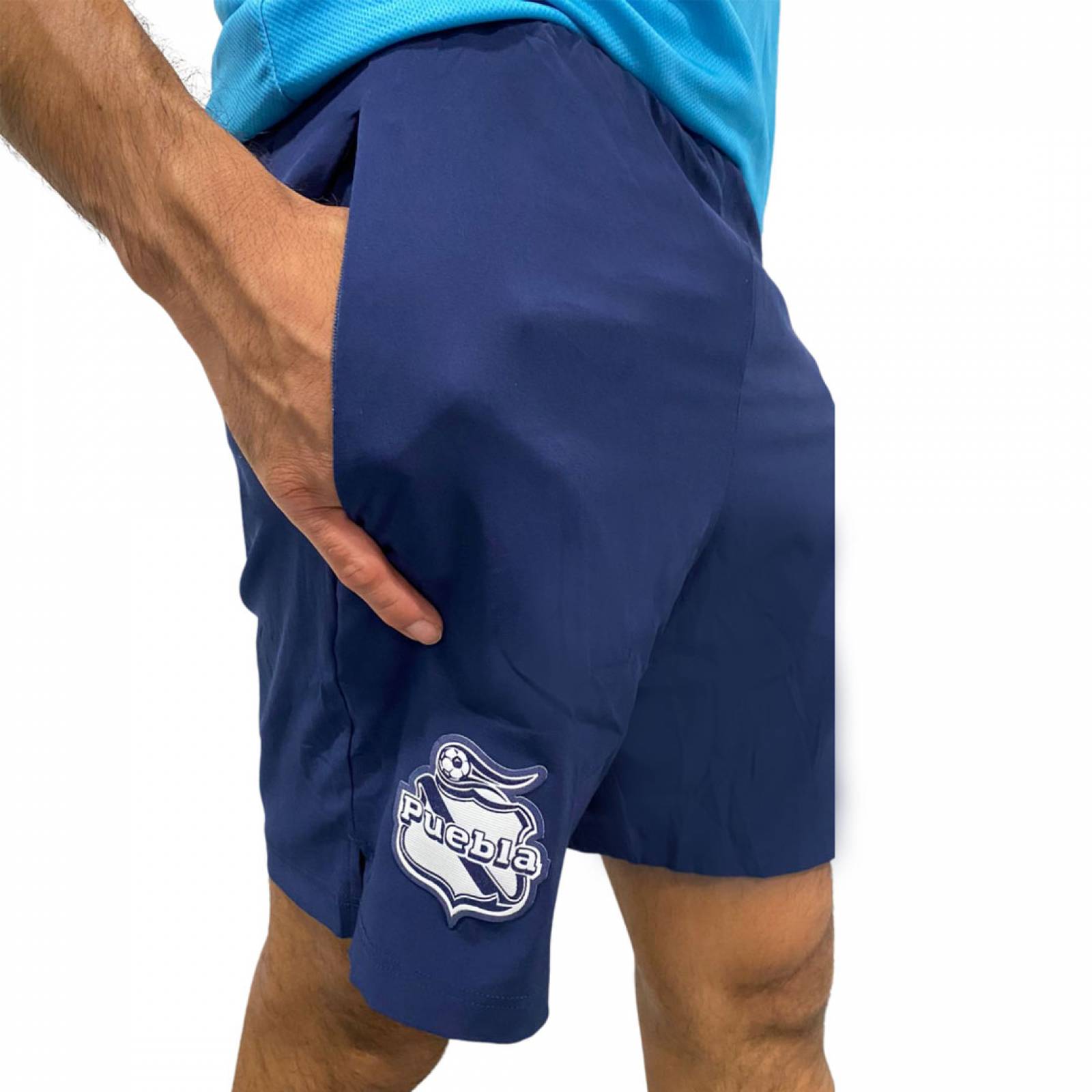 Short Pirma Hombre Club Puebla 23-24 Azul
