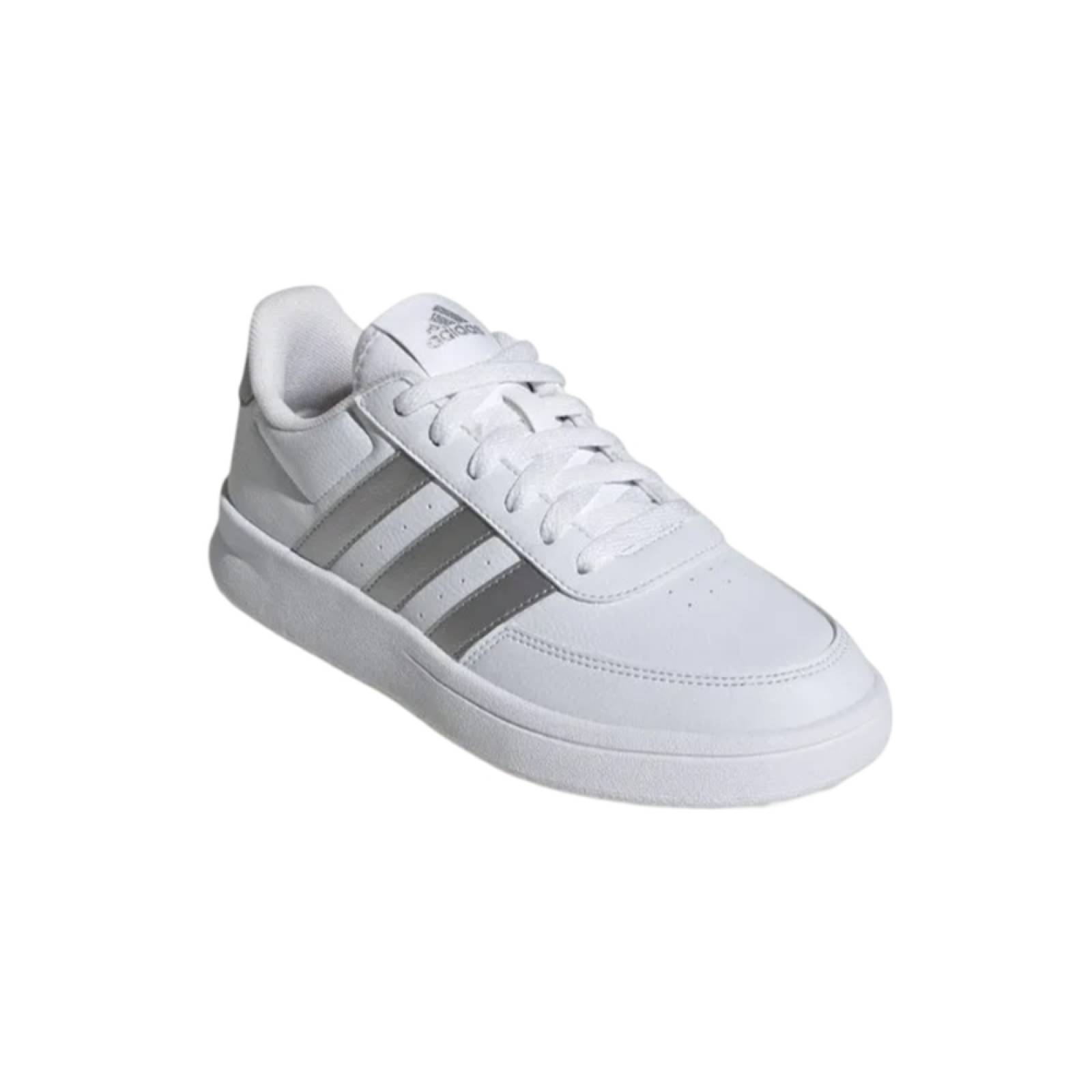 Tenis Adidas Mujer Breaknet 2.0 Id0471 Blanco Plata