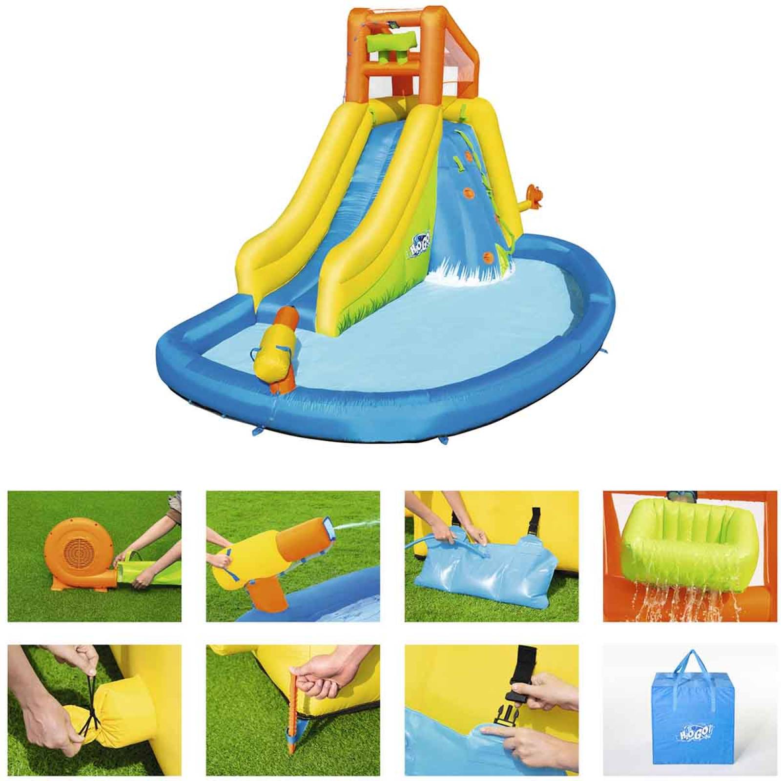 Parque Acuatico Alberca Con Tobogan Bestway Para Niños