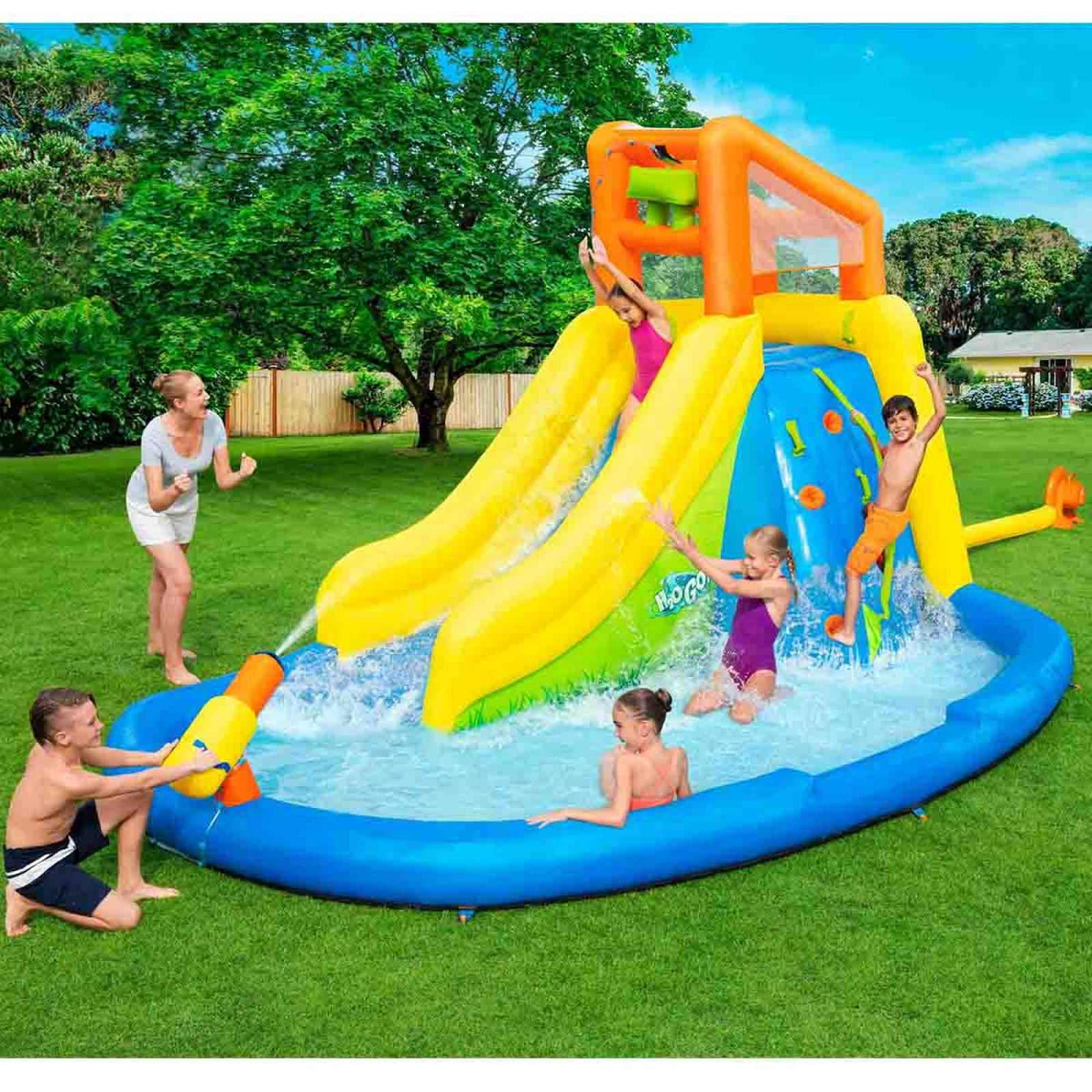 Parque Acuatico Alberca Con Tobogan Bestway Para Niños