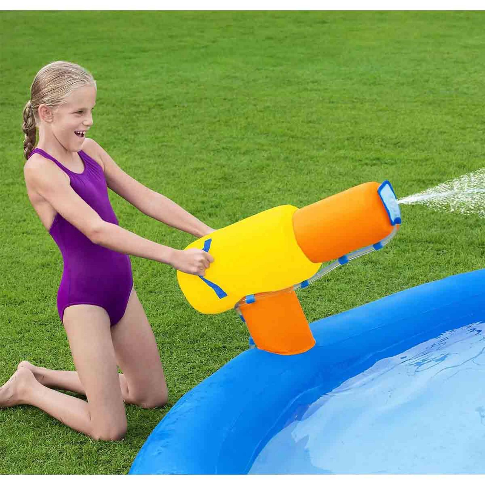 Parque Acuatico Alberca Con Tobogan Bestway Para Niños