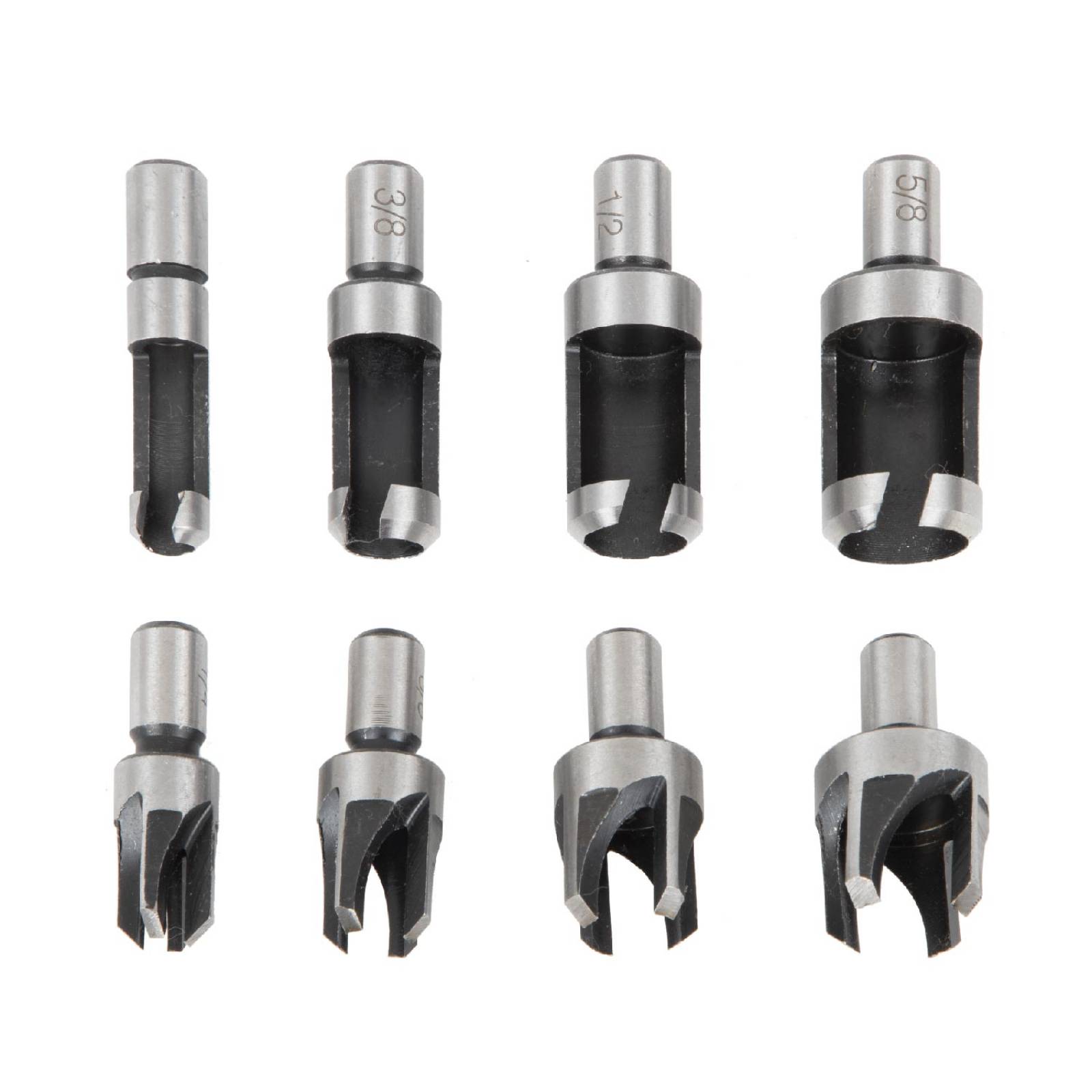 Broca Sacabocado Para Madera Carpintero Concavo 8 Pzs