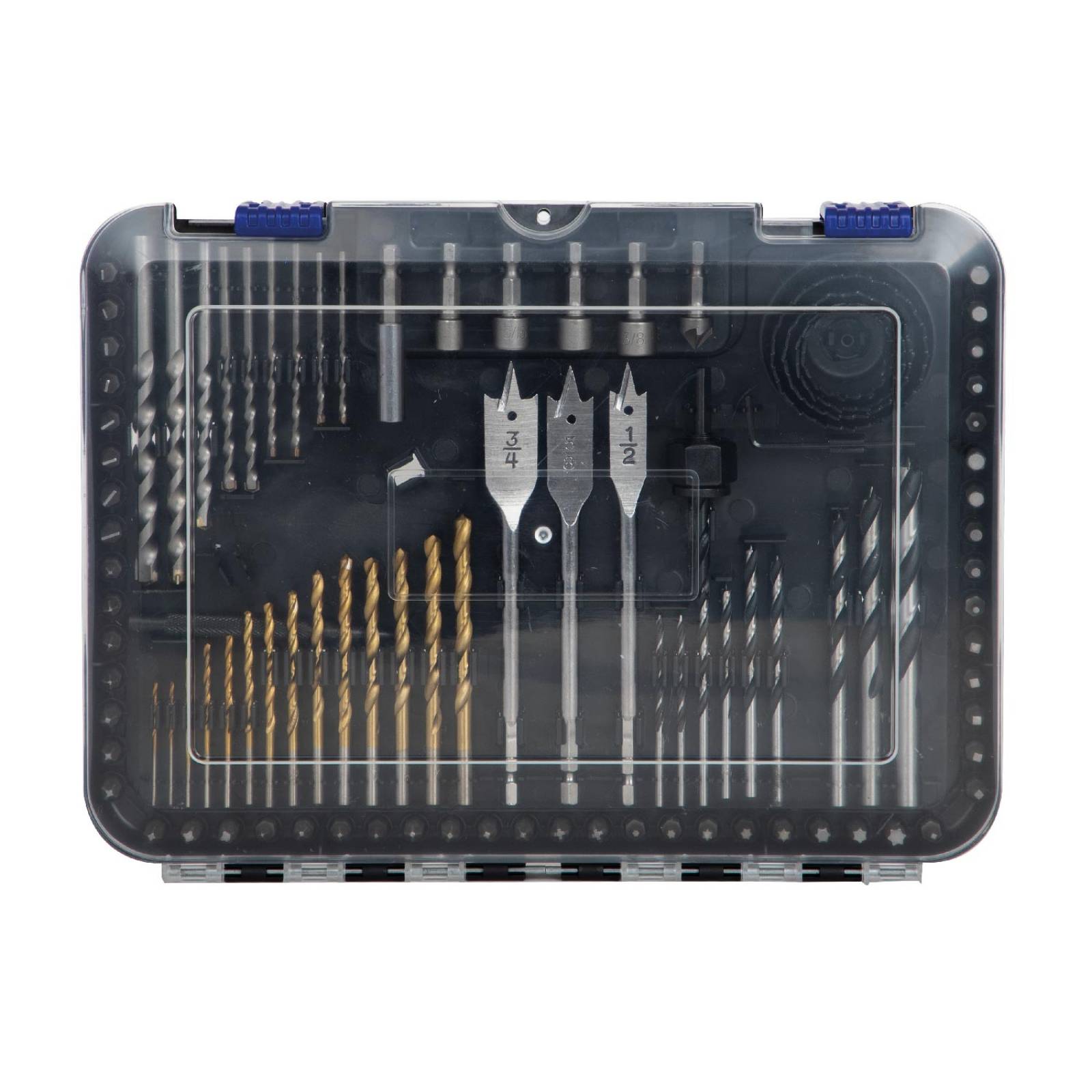 Kit De Brocas + Puntas + Sierras + Accesorios Taladro 100 Pz