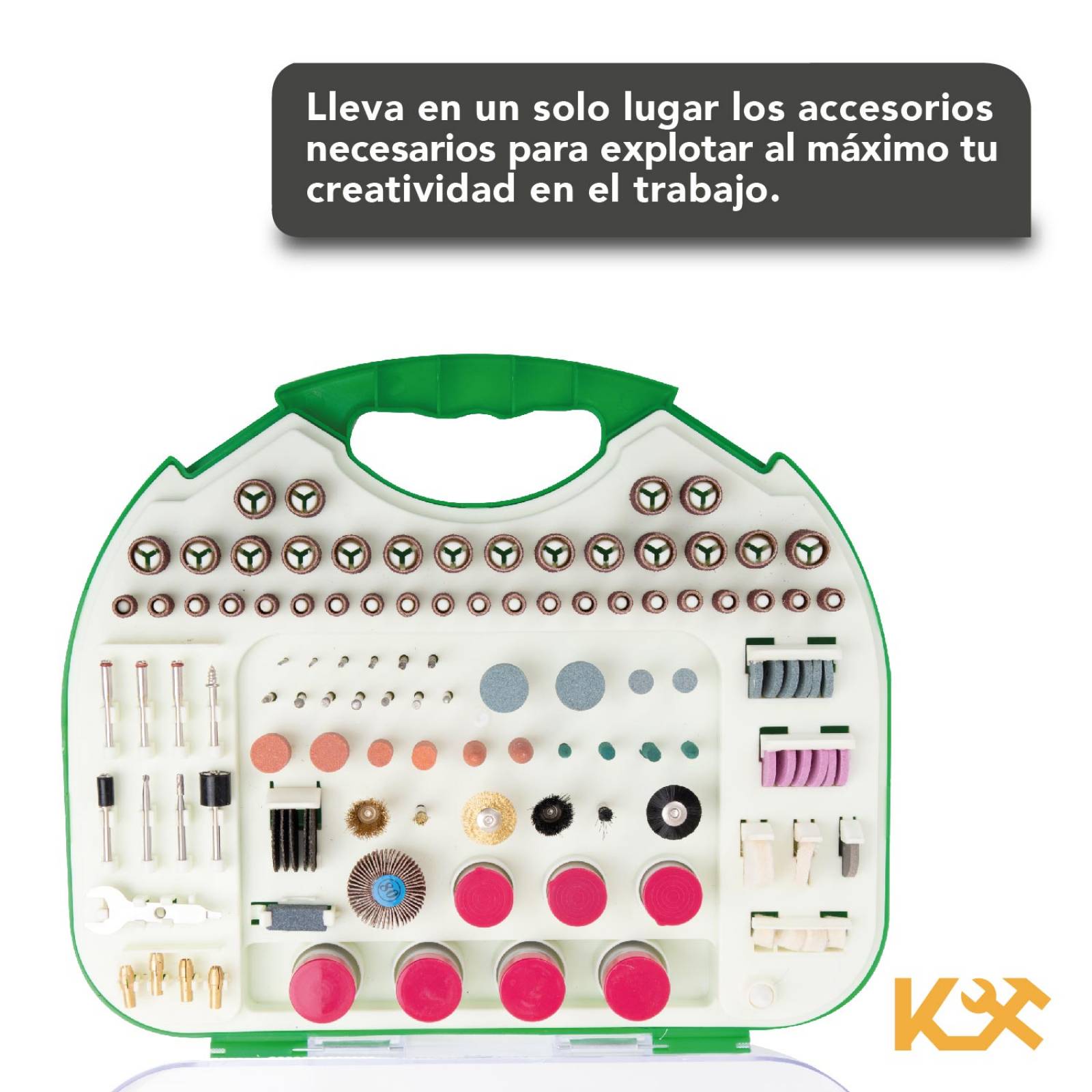 Juego Accesorios Para Mototool Taladro 250 Pzs Lijas Disco