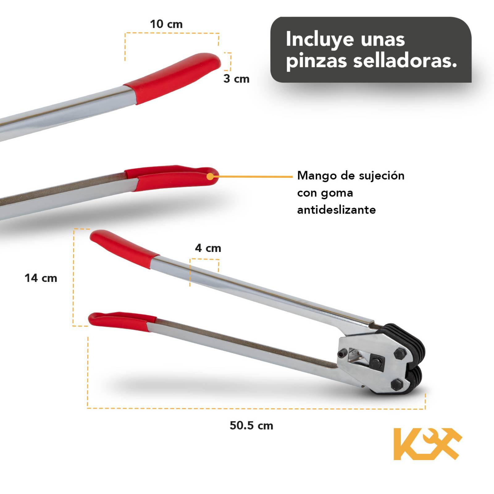 Flejadora Profesional Para Fleje Plastico De 13 A 19 Mm