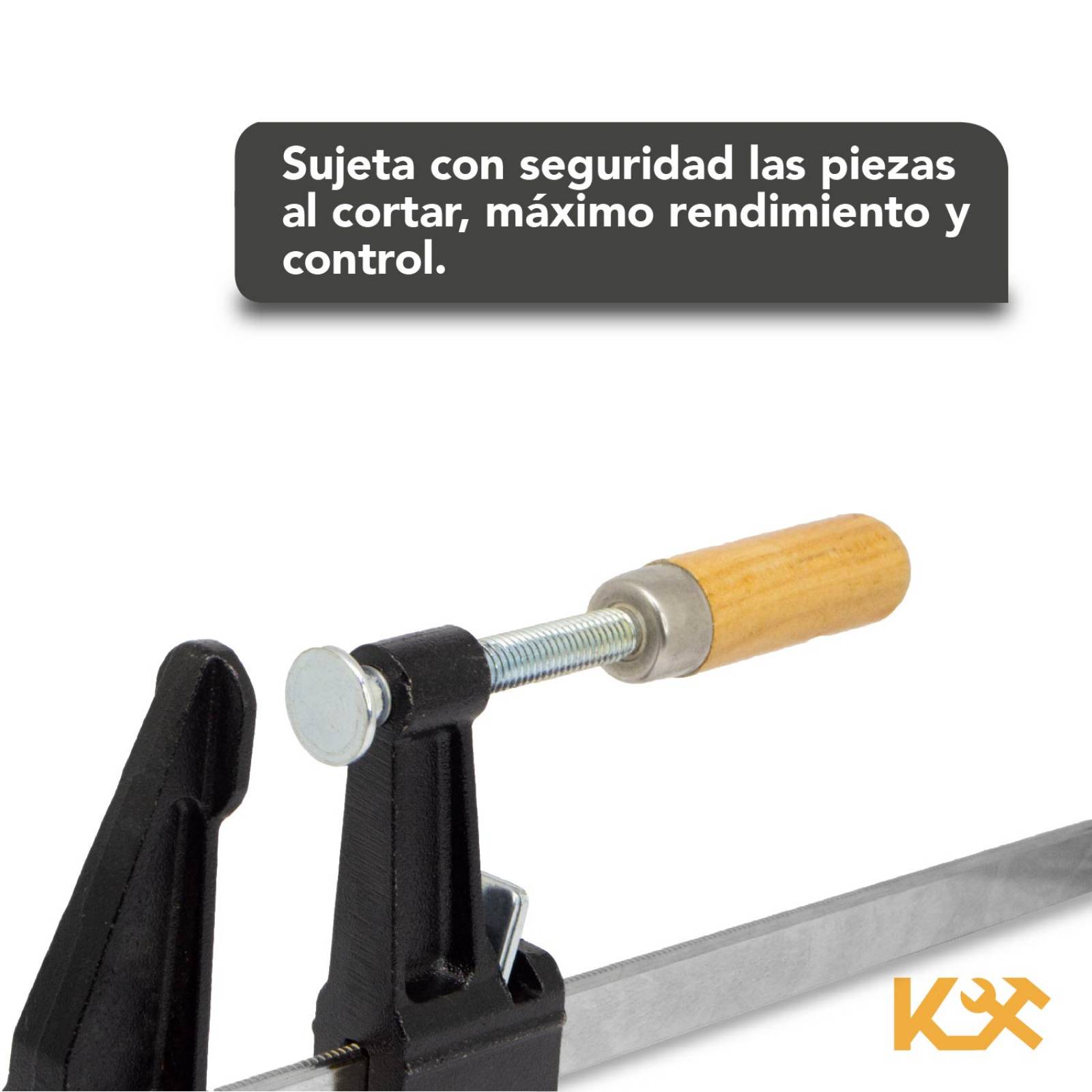 Prensa Sargento Para Madera Acero Carpintero De 12 Pulgadas