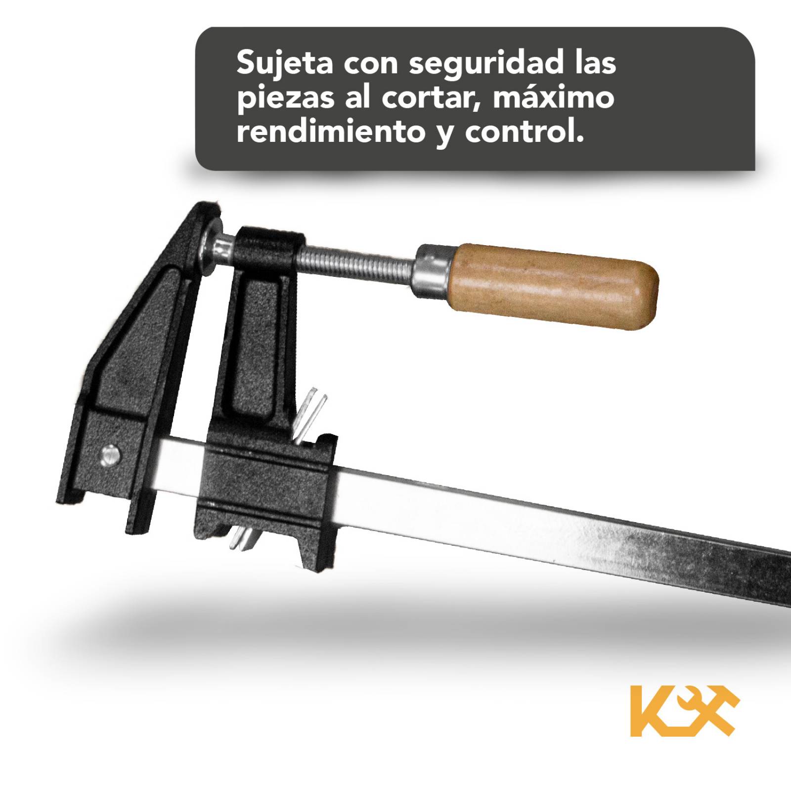 Prensa Sargento Para Madera Carpintero De 24 Pulgadas 6cm