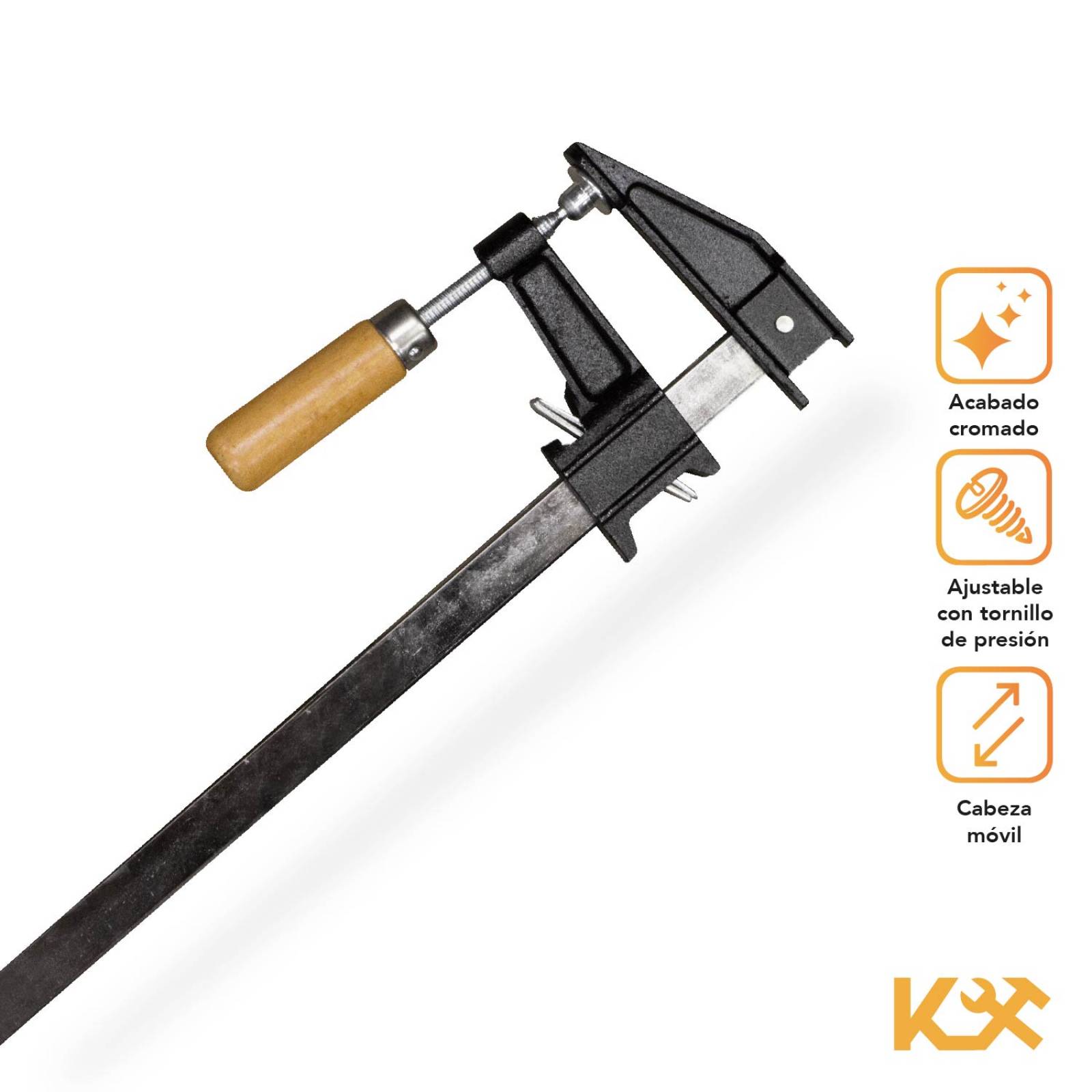 Prensa Sargento Para Madera Carpintero De 48 Pulgadas Y 6 Cm