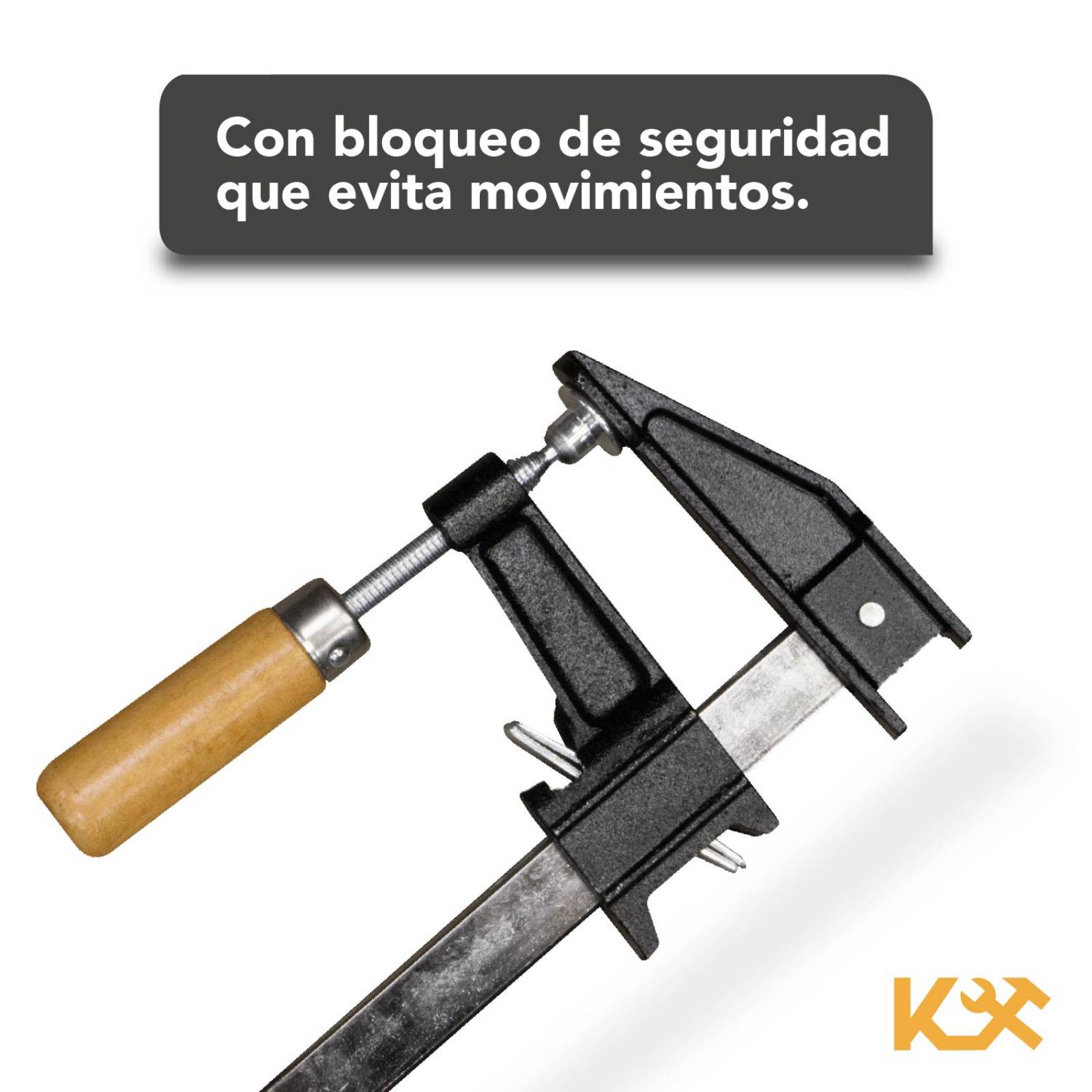 Prensa Sargento Para Madera Carpintero De 48 Pulgadas Y 6 Cm