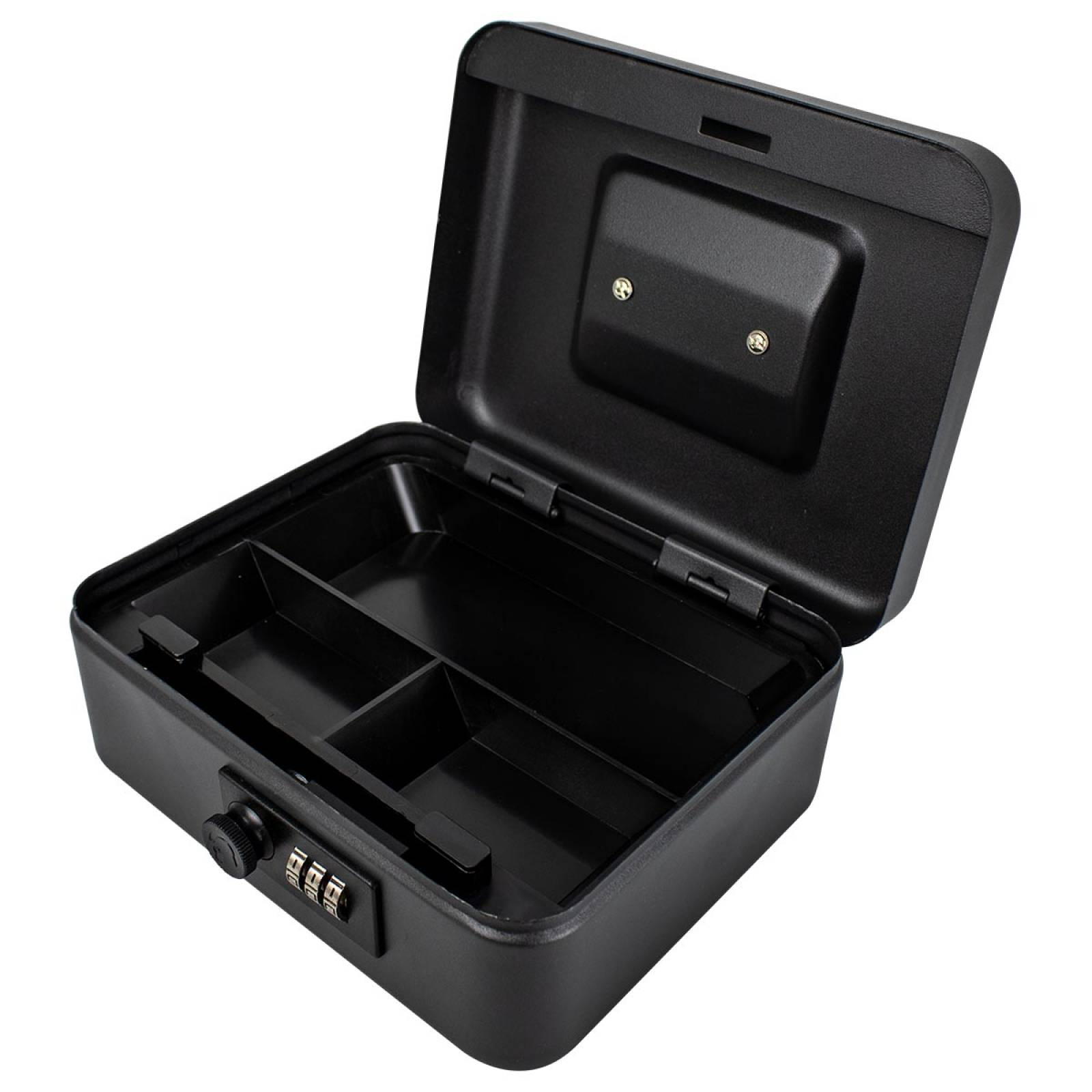 Caja Para Dinero Box Perilla De Combinacion 3 Sepradores