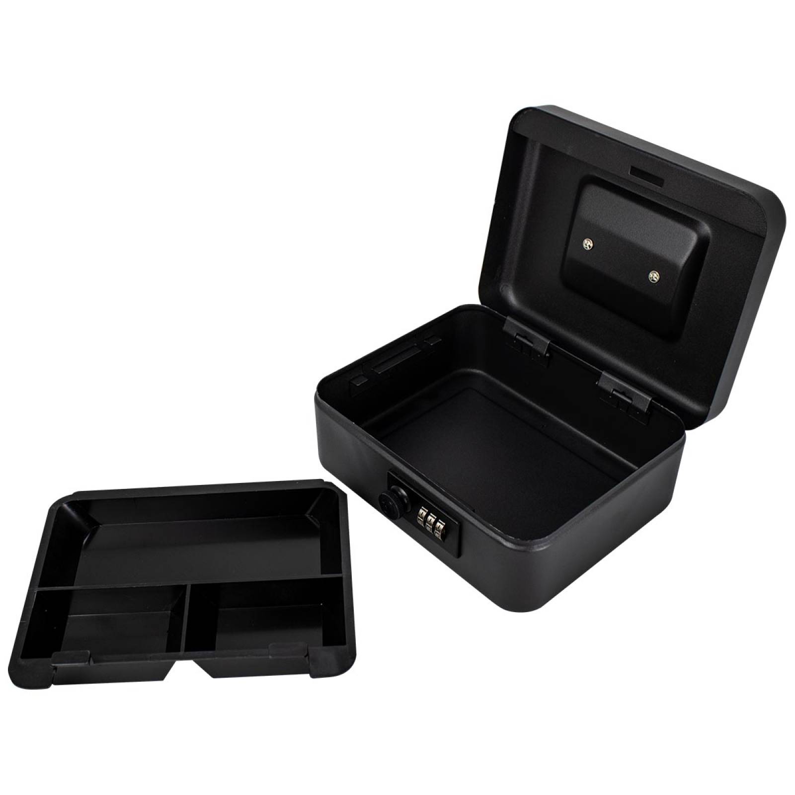 Caja Para Dinero Box Perilla De Combinacion 3 Sepradores