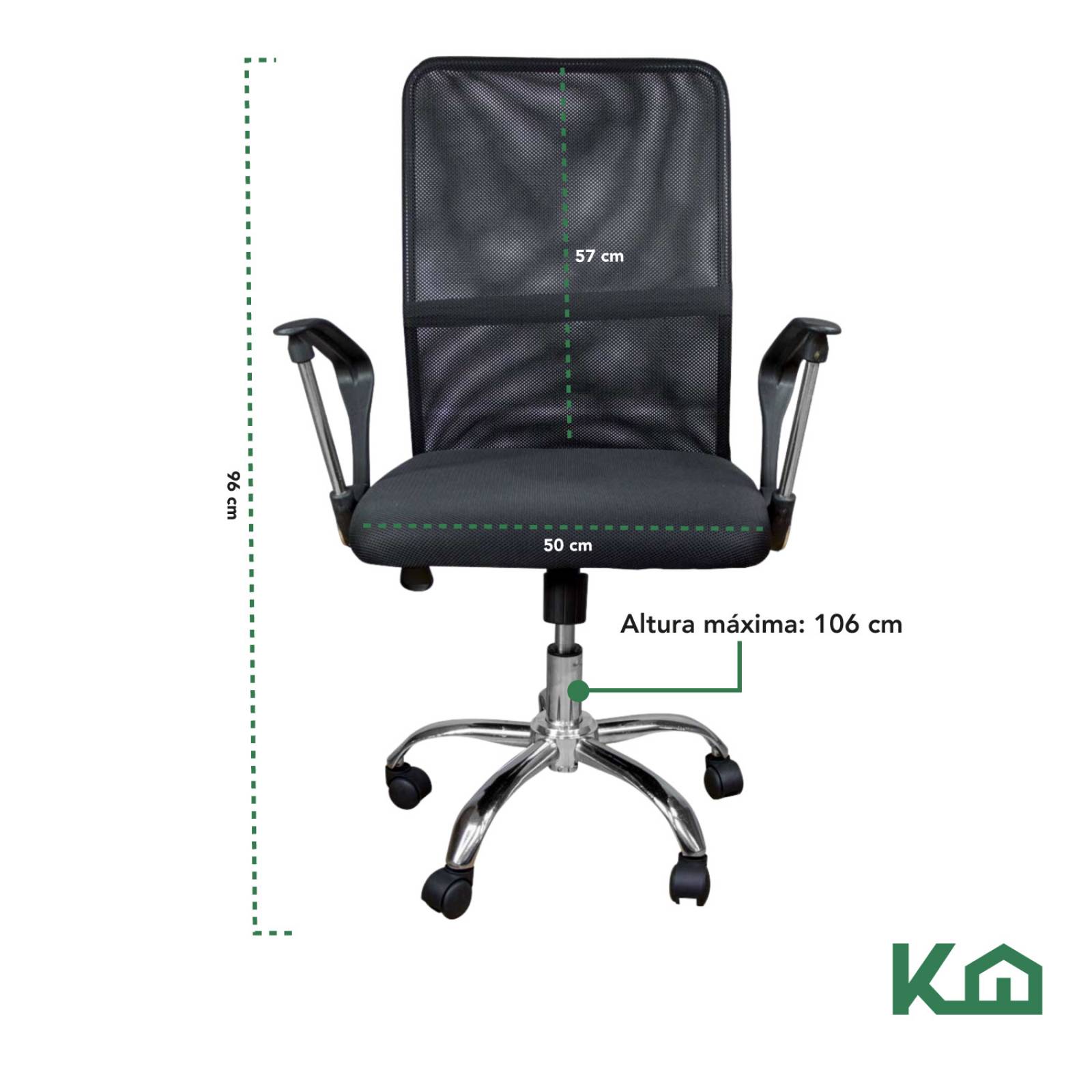 Silla Ejecutiva Tapizado Mesh Ergonomica Escritorio Oficina