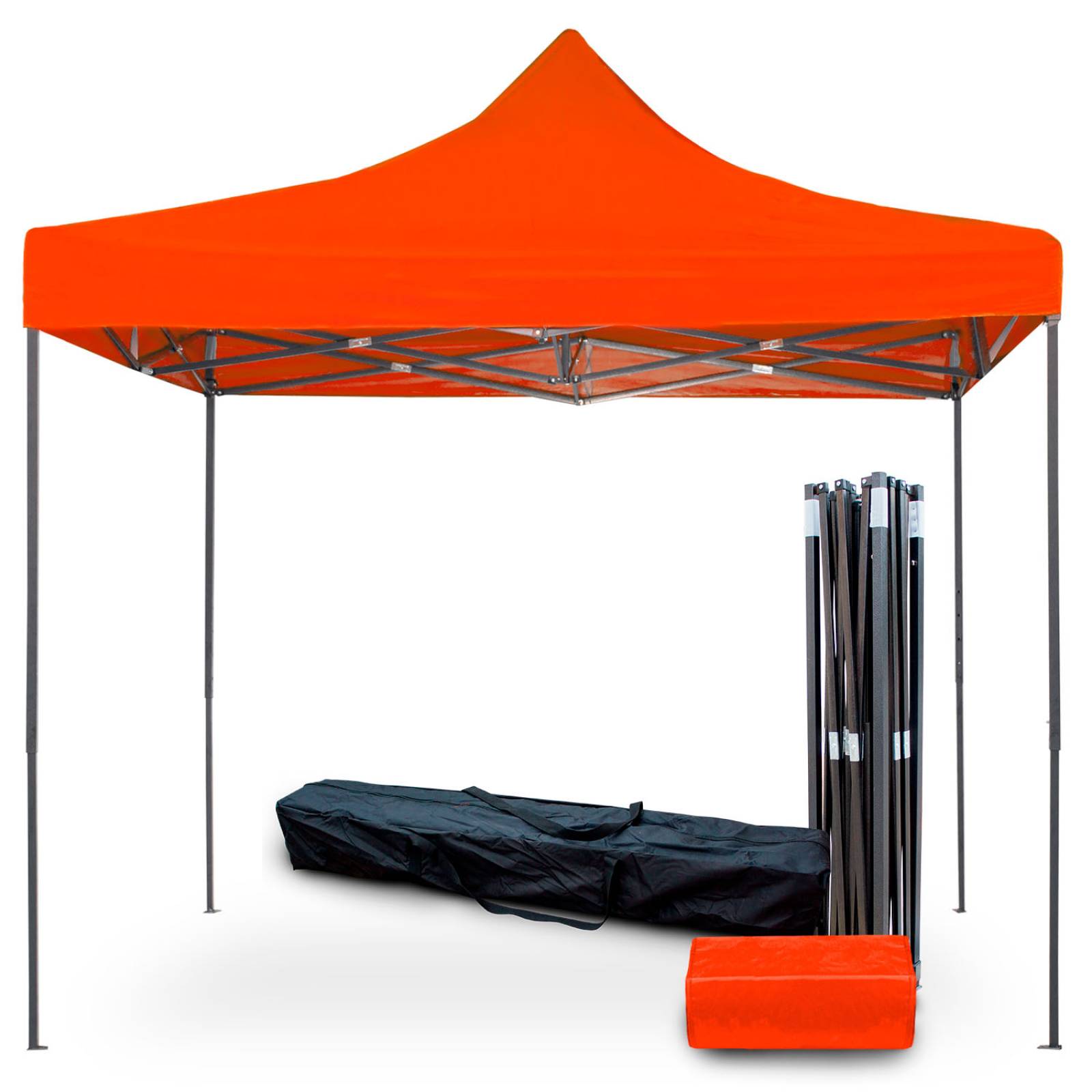 Toldo Carpa Impermeable Plegable Portatil Acero 3x3 + Bolsa