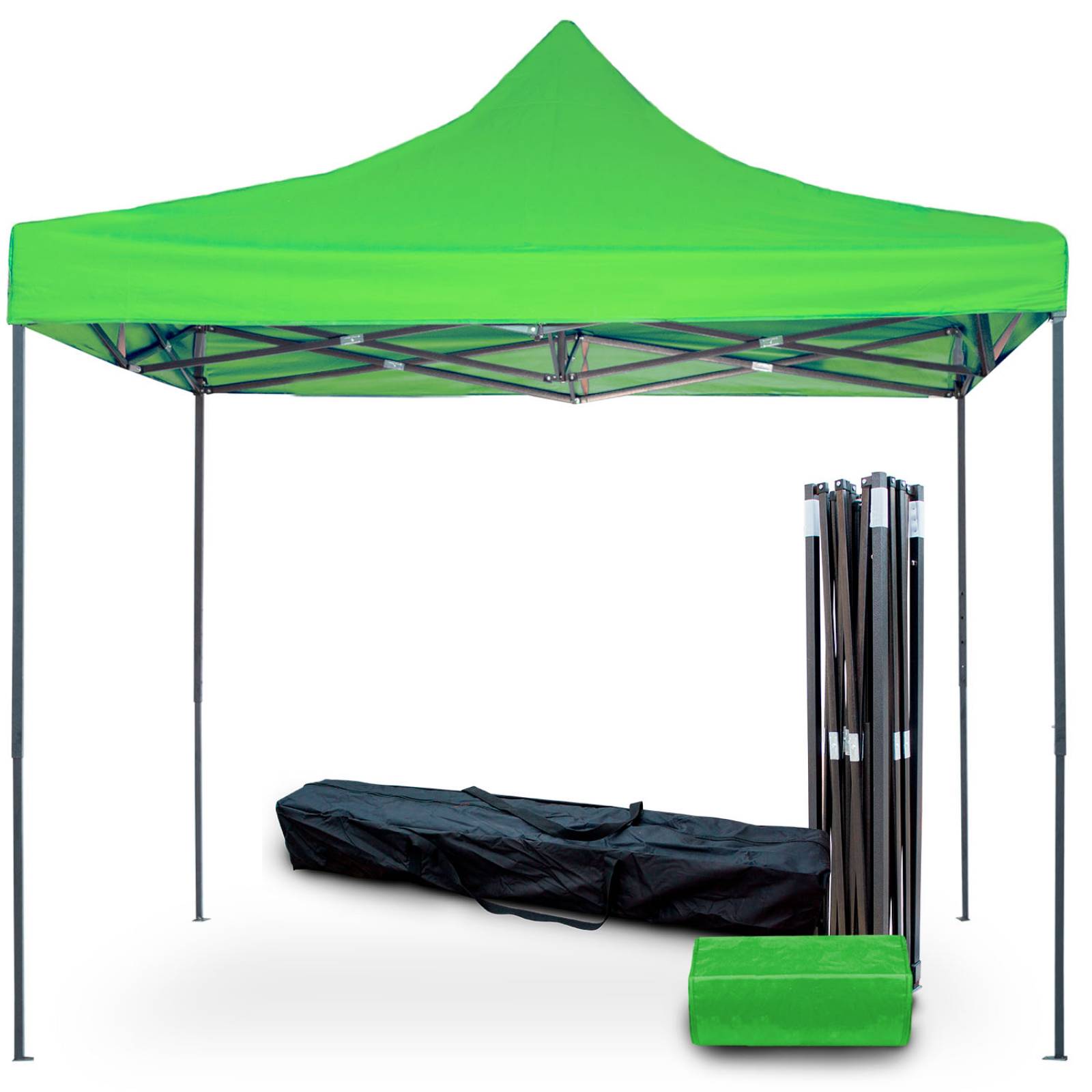 Toldo Carpa Impermeable Plegable Portatil Acero 3x3 + Bolsa