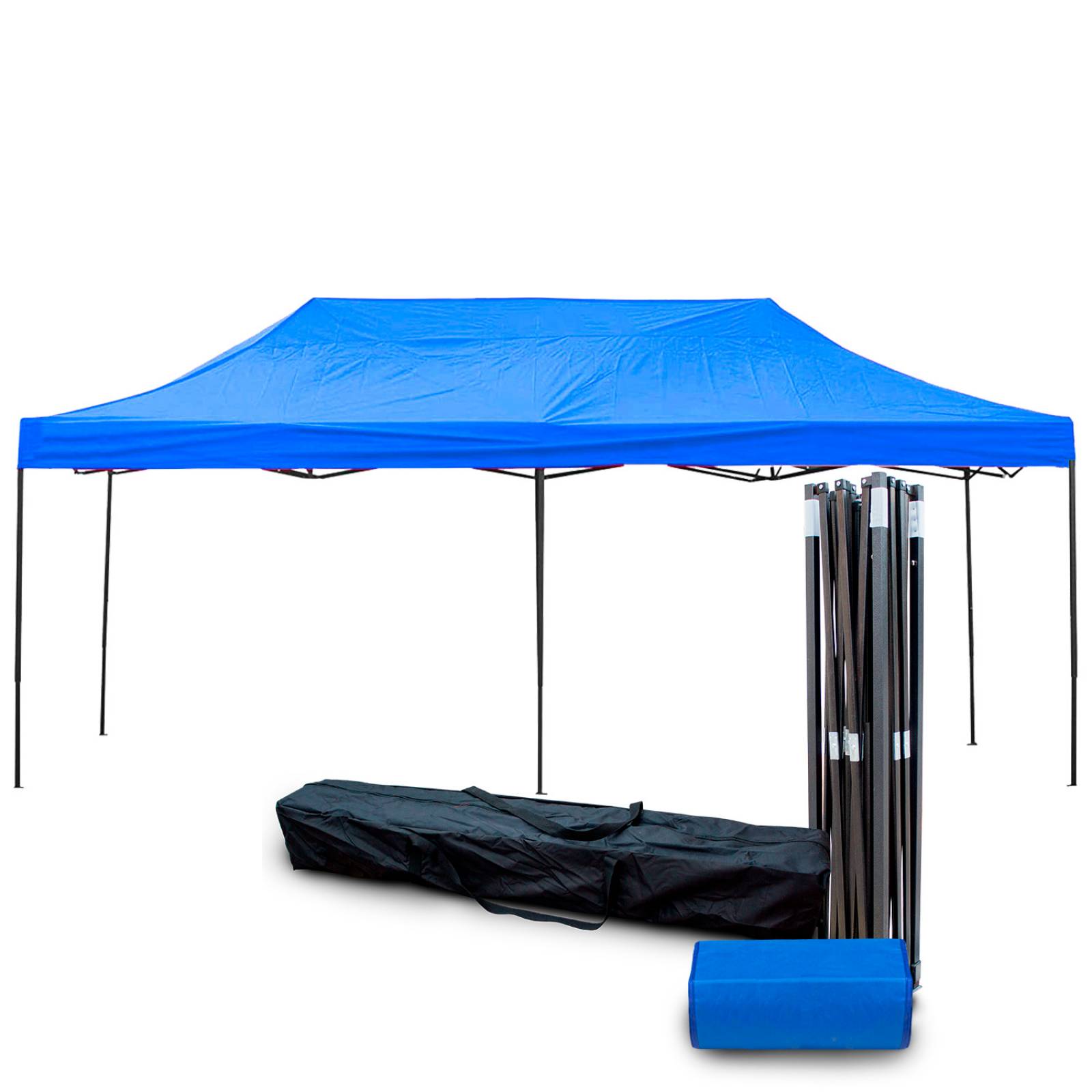 Toldo Carpa Plegable Impermeable 3x6m + Bolsa Transportadora