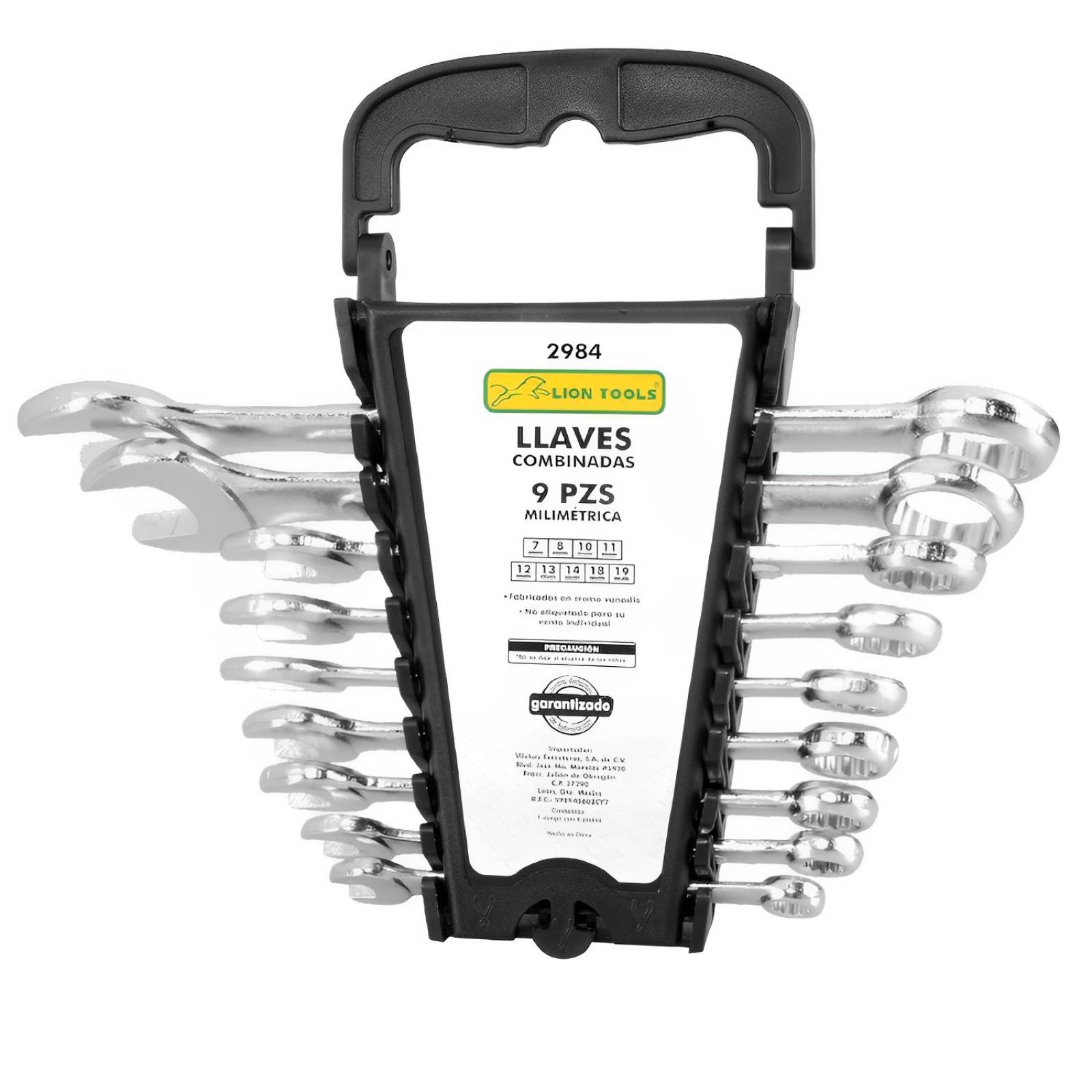 Juego Llaves Combinadas Milimetricas Mixtas 9 Piezas Cromo